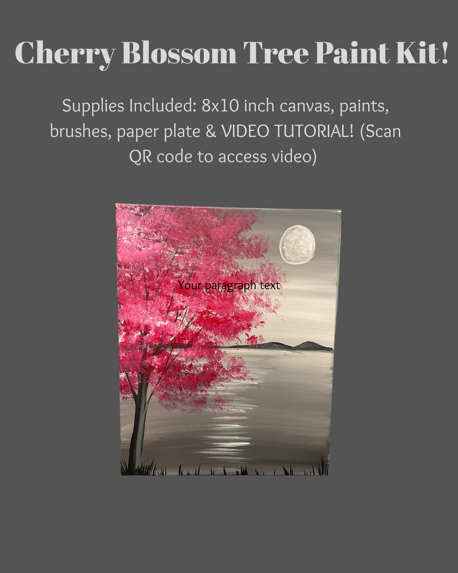 Cherry Blossom Tree Paint Kit