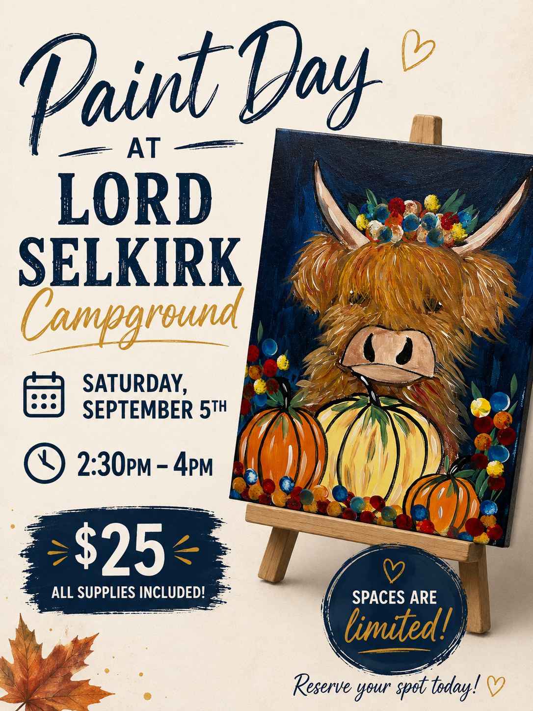 Paint Day at Lord Selkirk Campground!