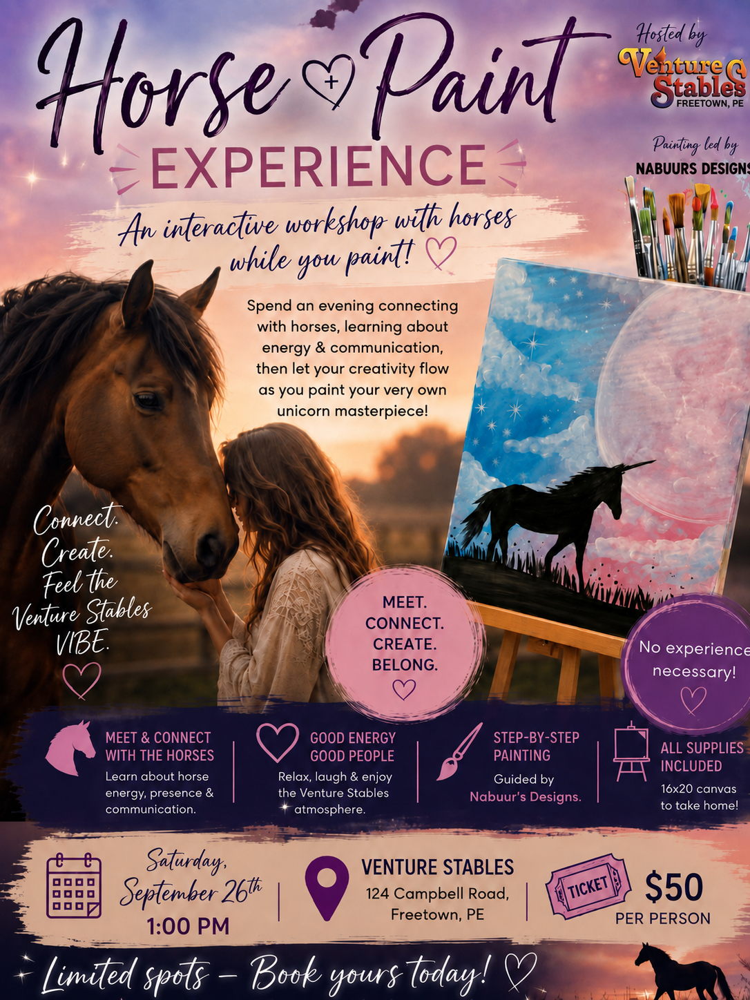 Horse and Paint Experience!