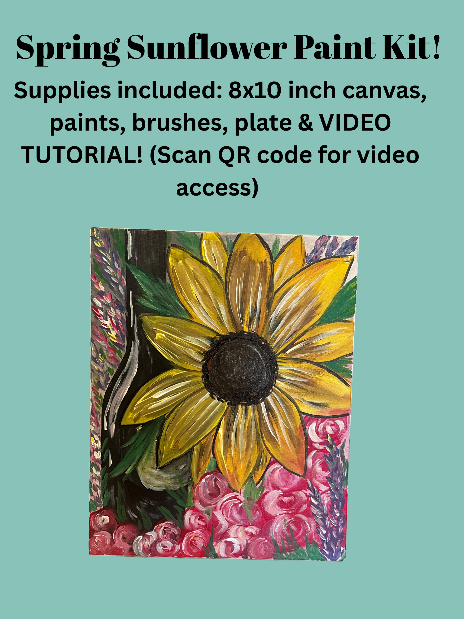 Spring Sunflower Paint Kit!