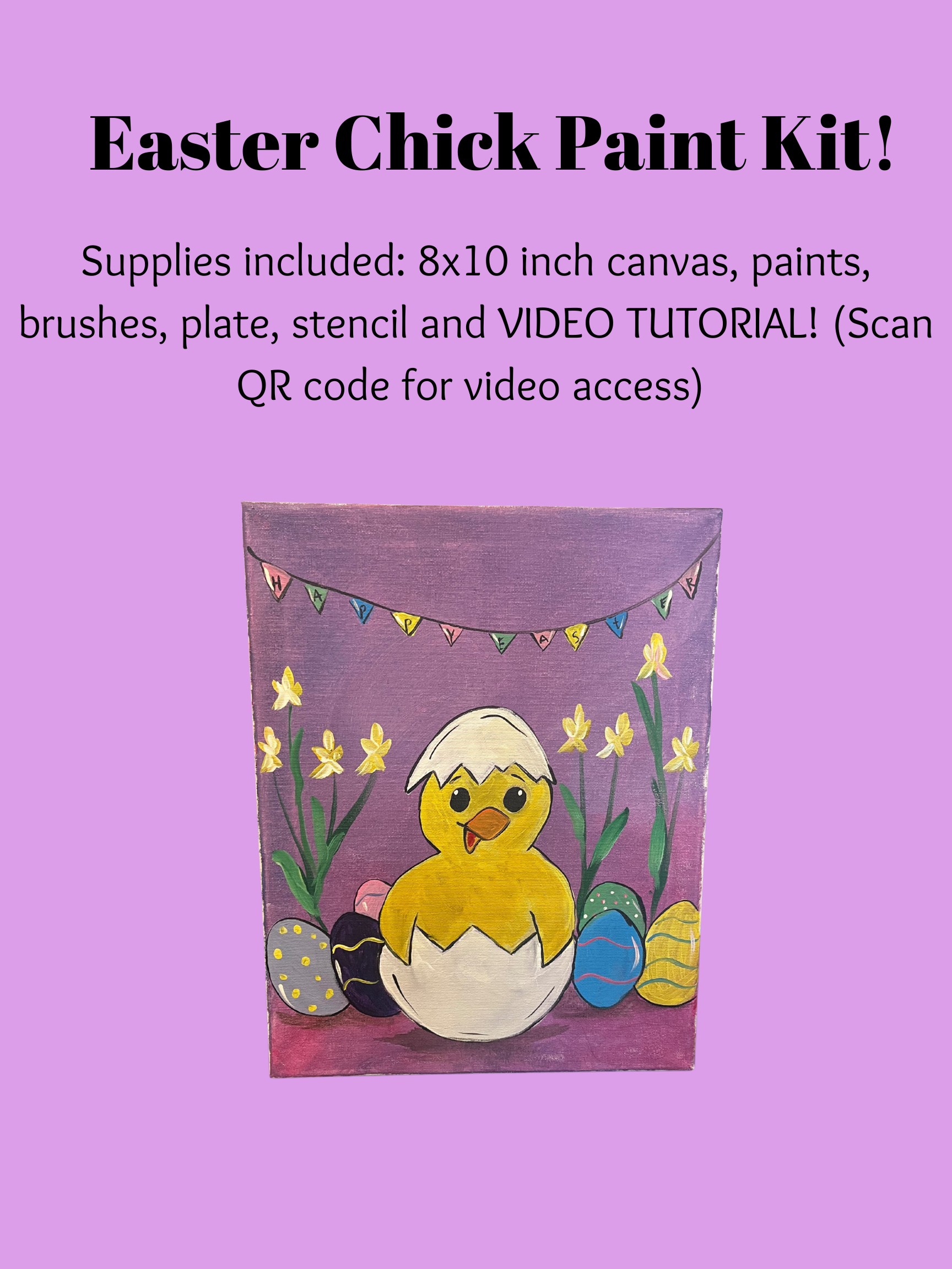 Easter Chick Paint Kit