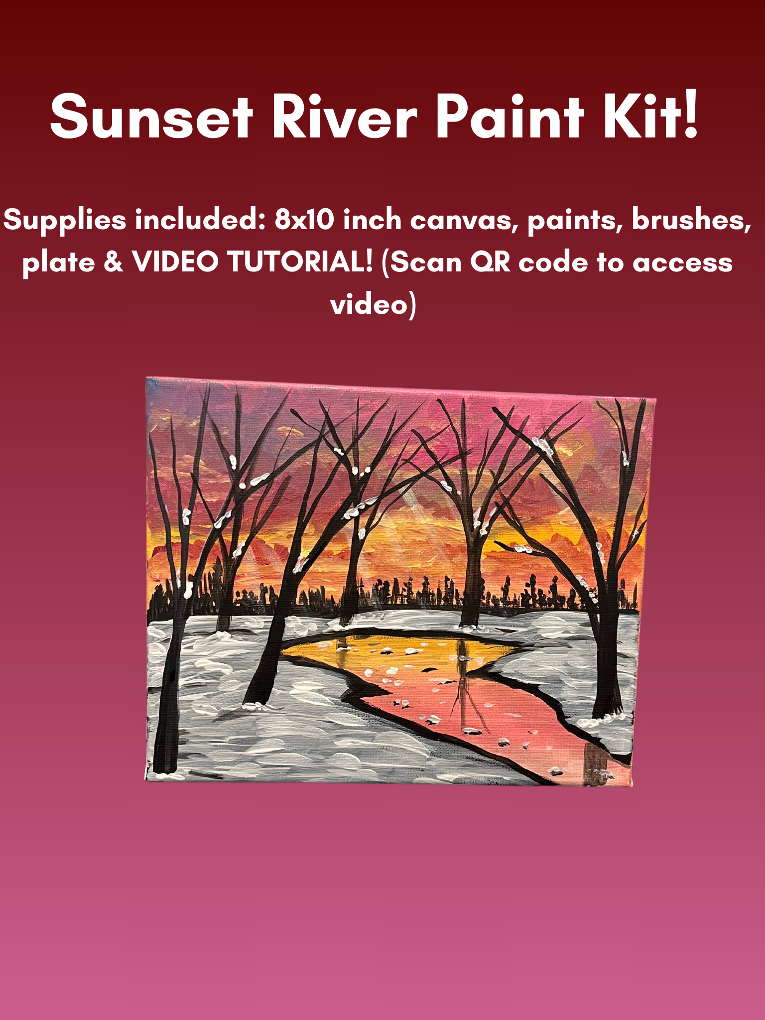 Sunset River Paint Kit