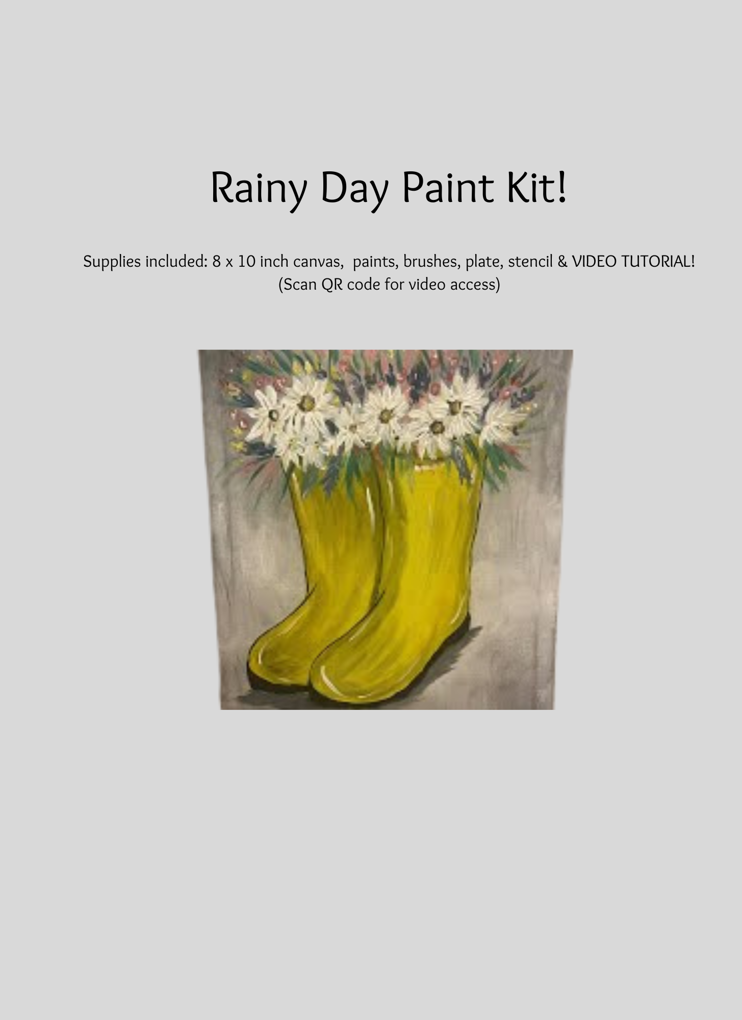 Rainy Day Paint Kit!
