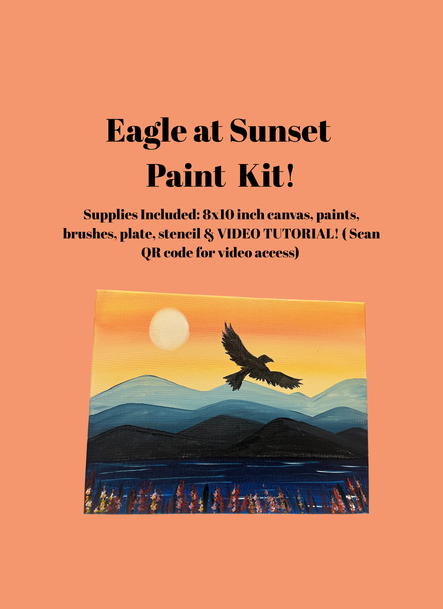 Eagle at Sunset Paint Kit!