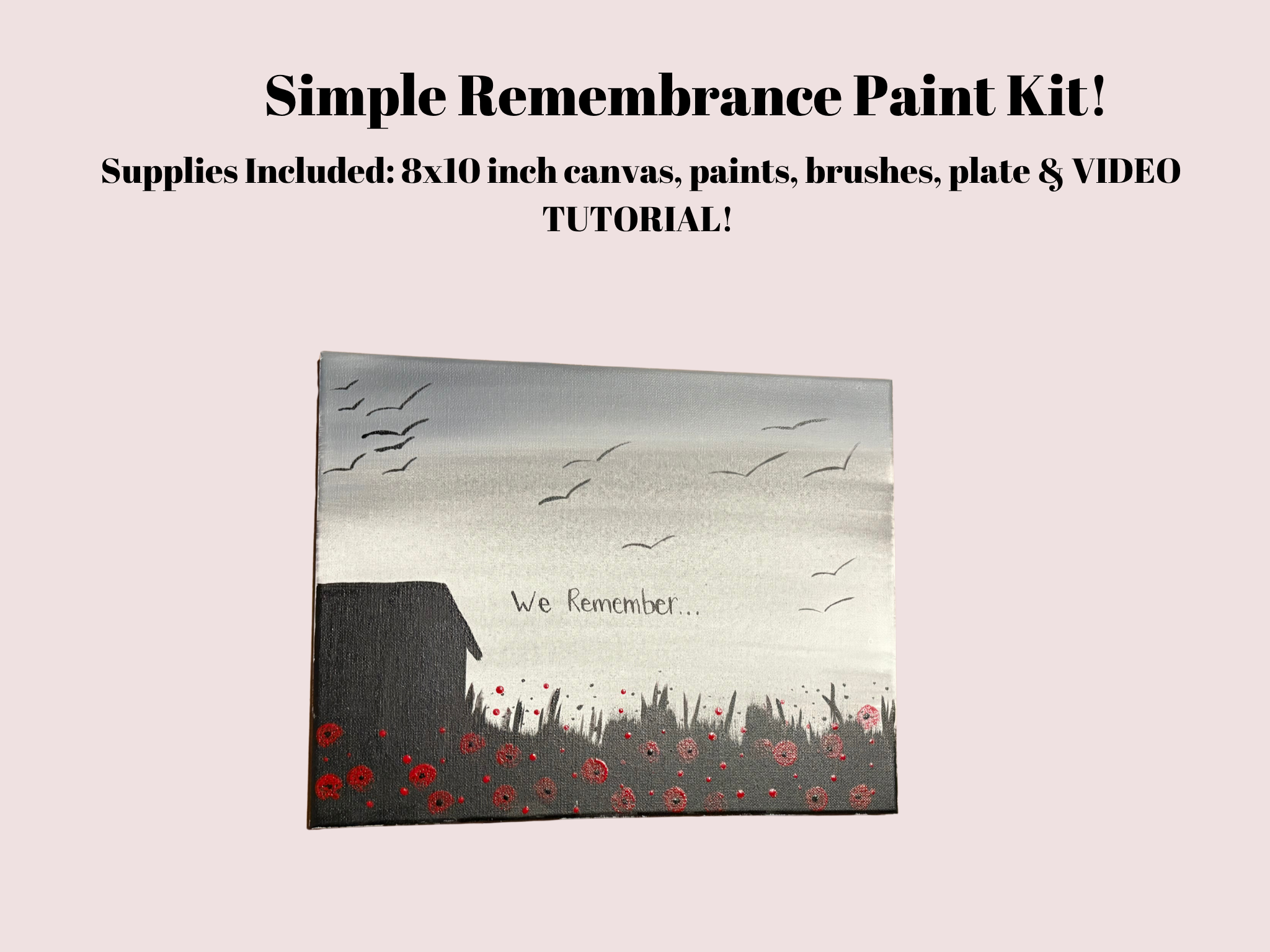 Simple Remembrance Paint Kit