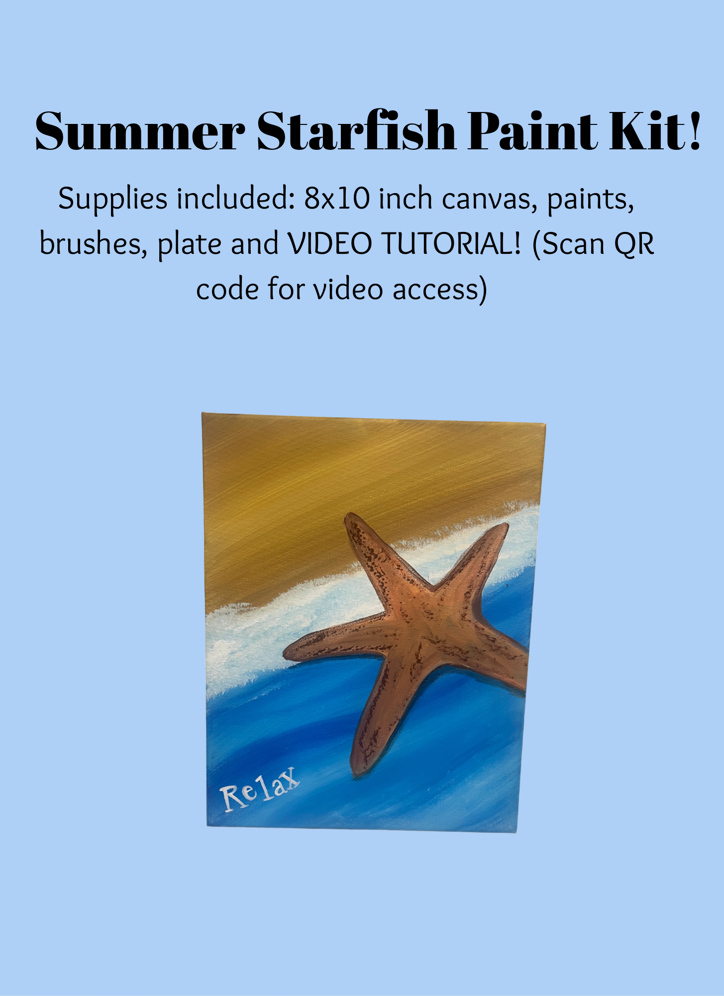 Summer Starfish Paint Kit!