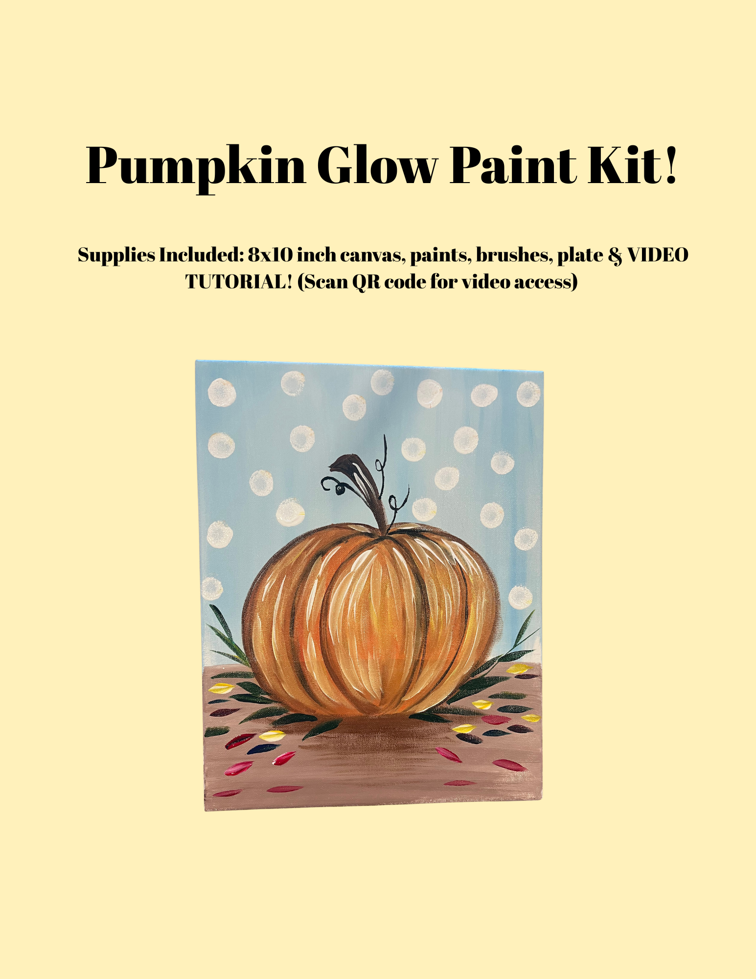 Pumpkin Glow Paint Kit!