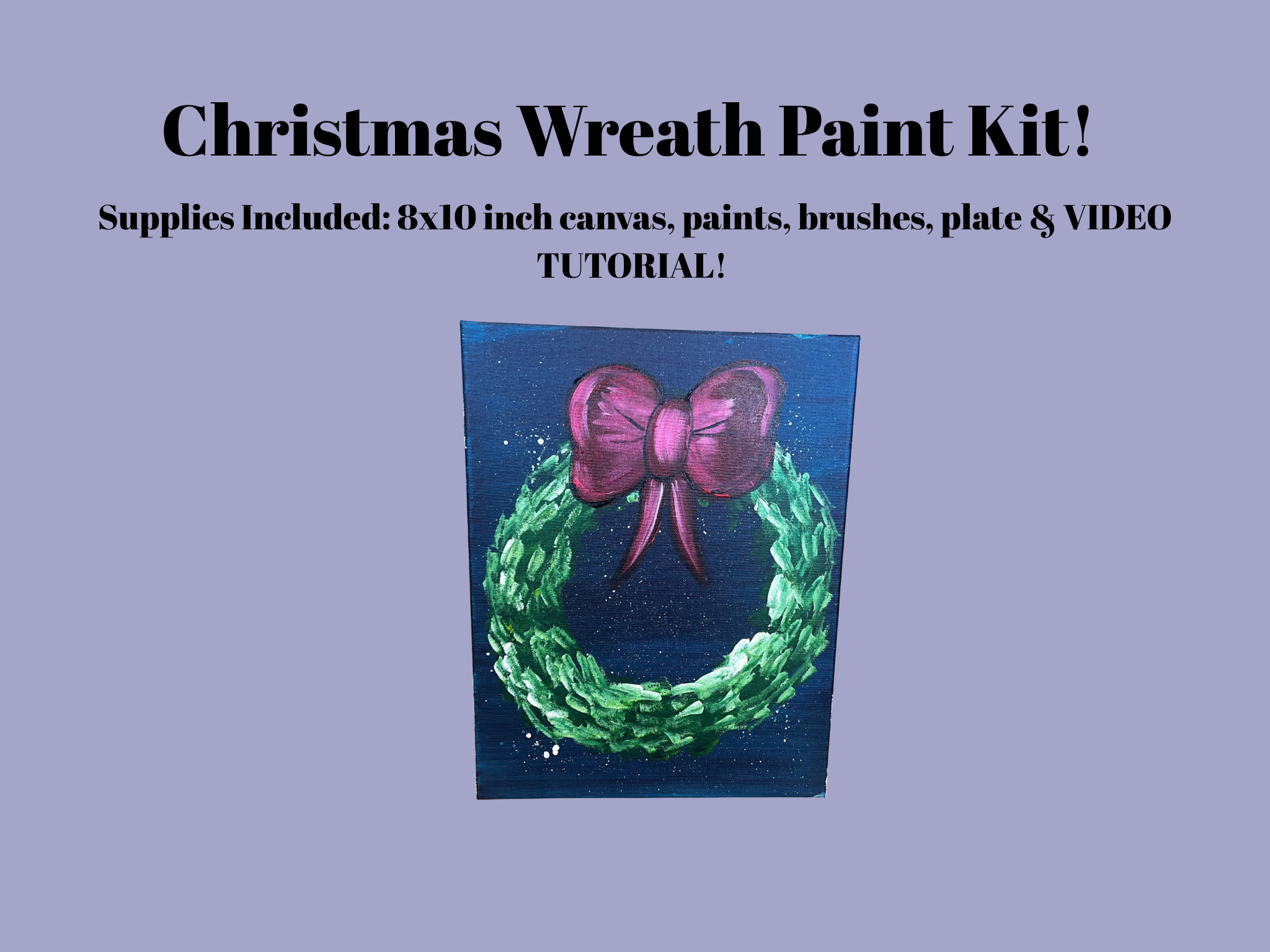 Christmas Wreath Paint Kit!