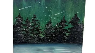 Winter Northern Lights Tutorial