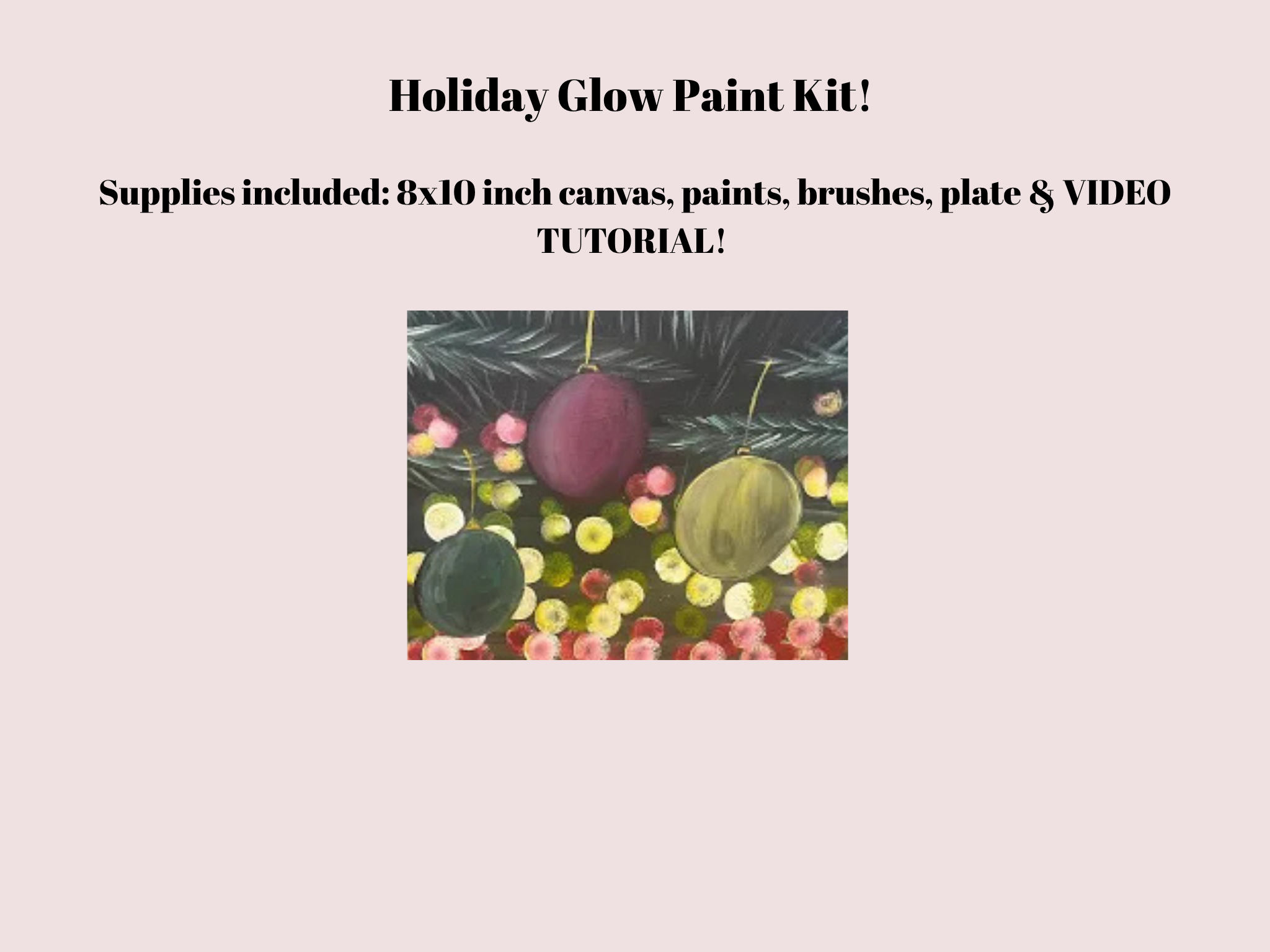 Holiday Glow Paint Kit!