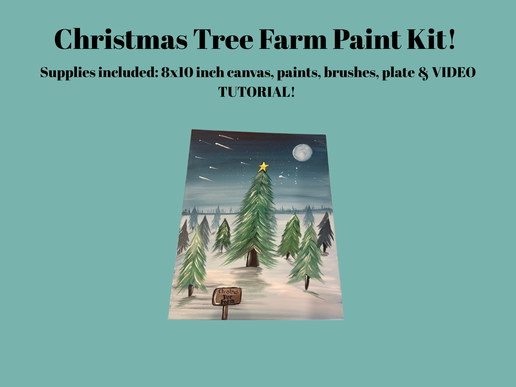 Christmas Tree Farm Paint Kit!