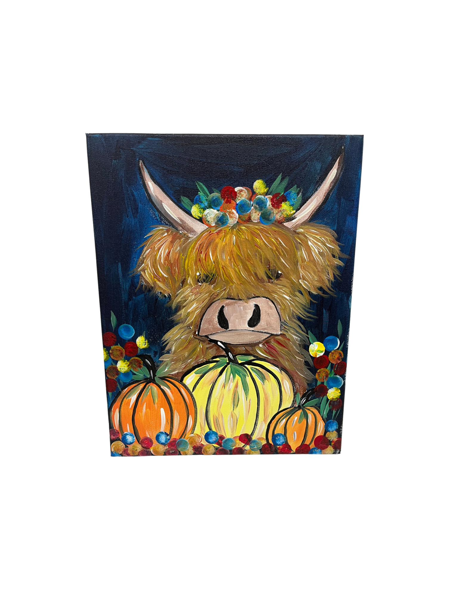 Autumn Highland Cow Tutorial