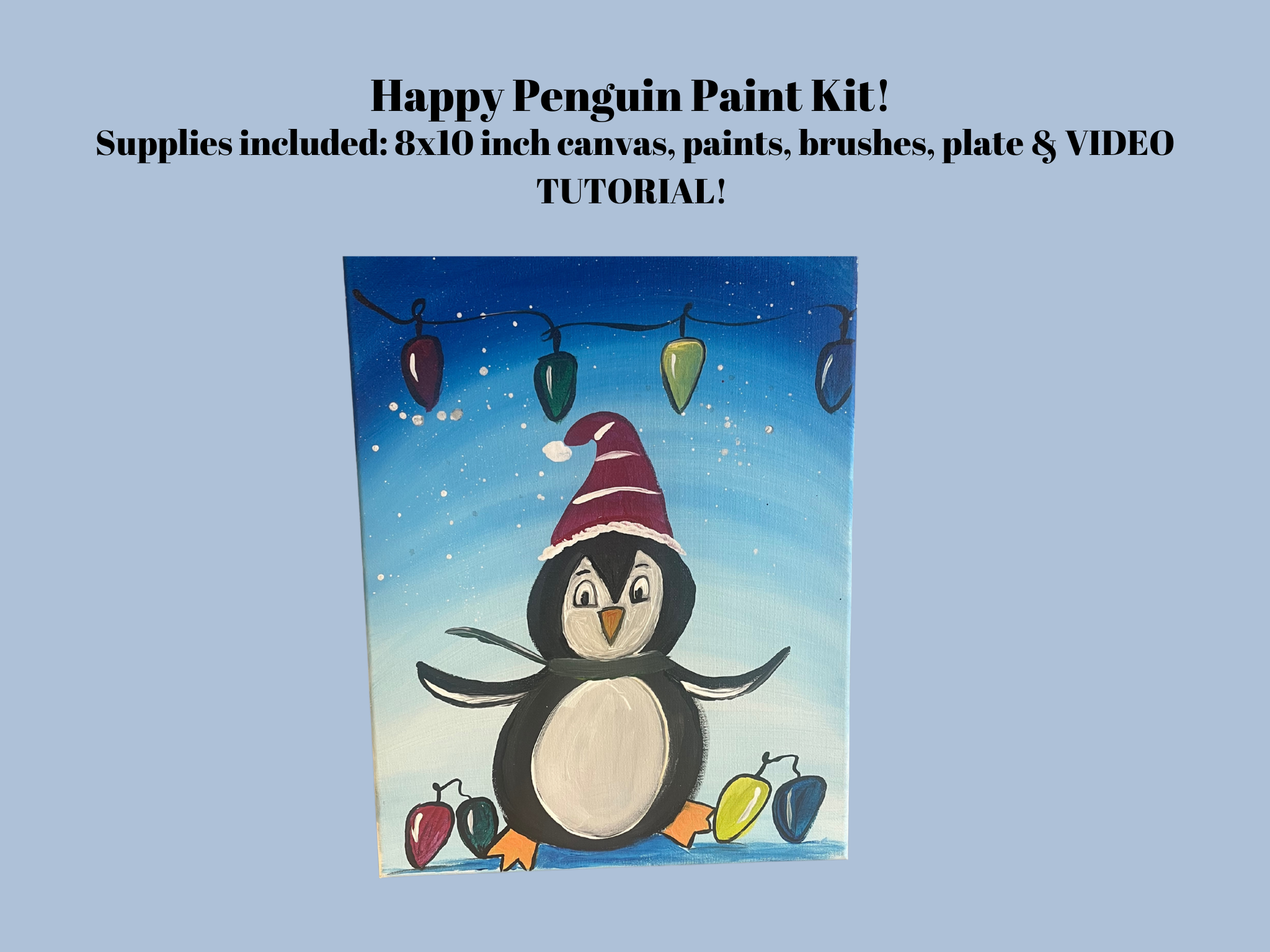 Happy Penguin Paint Kit!