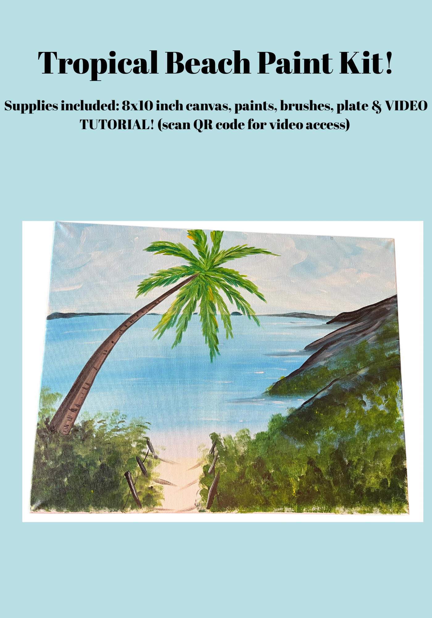 Tropical Beach Paint Kit!