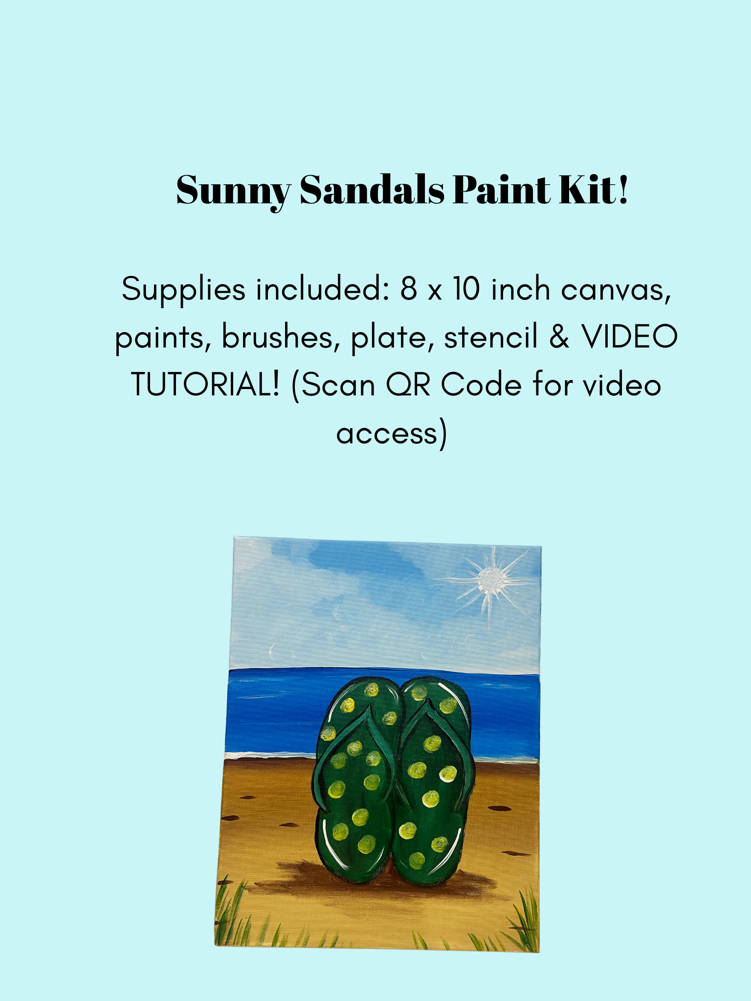 Sunny Sandals Paint Kit!