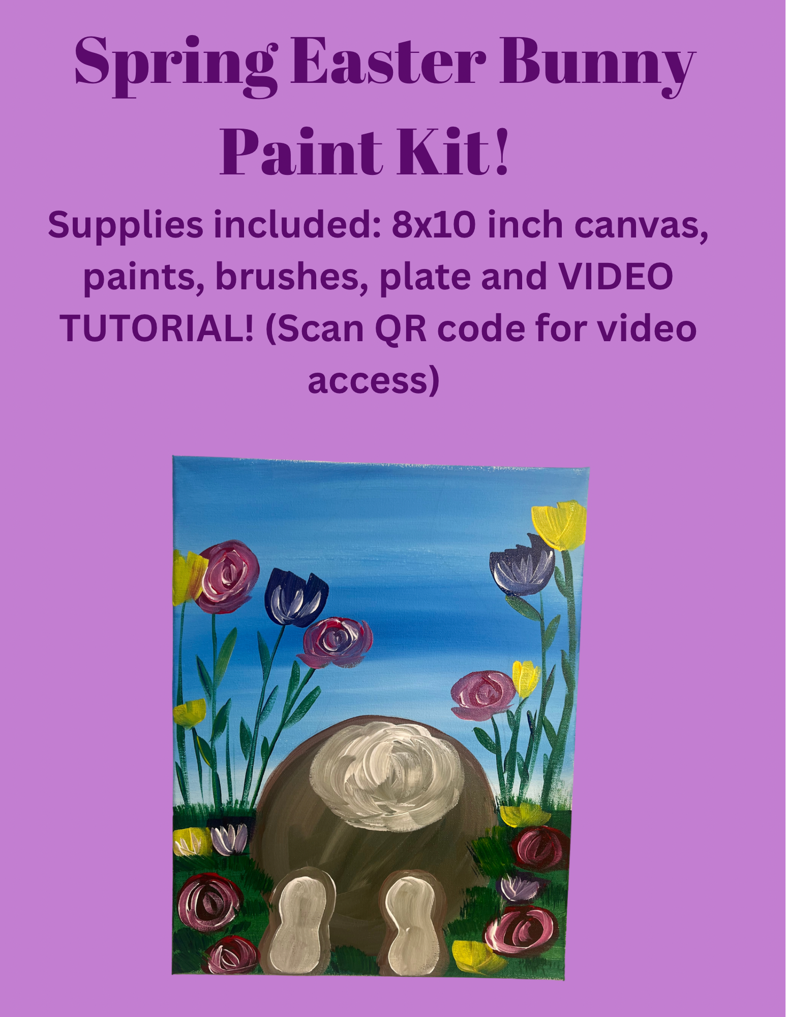 Spring Easter Bunny Paint Kit!
