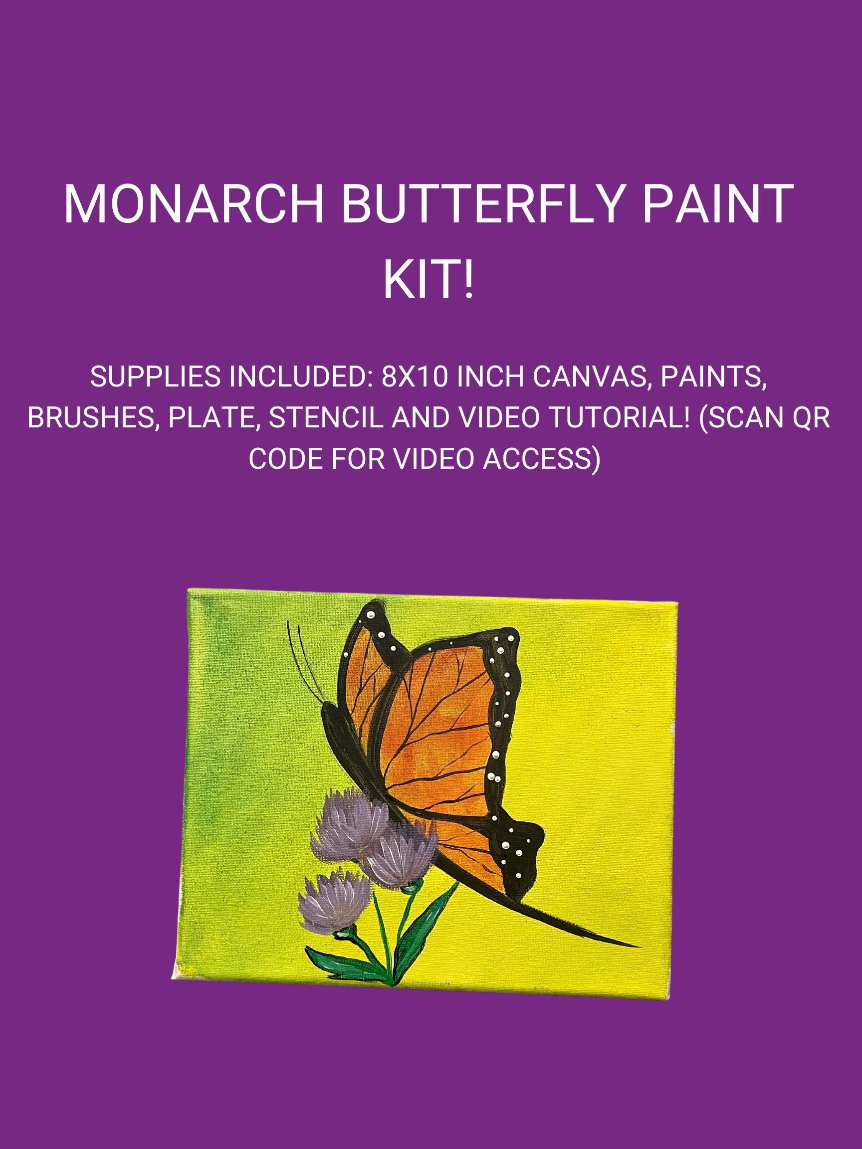 Monarch Butterfly Paint Kit!