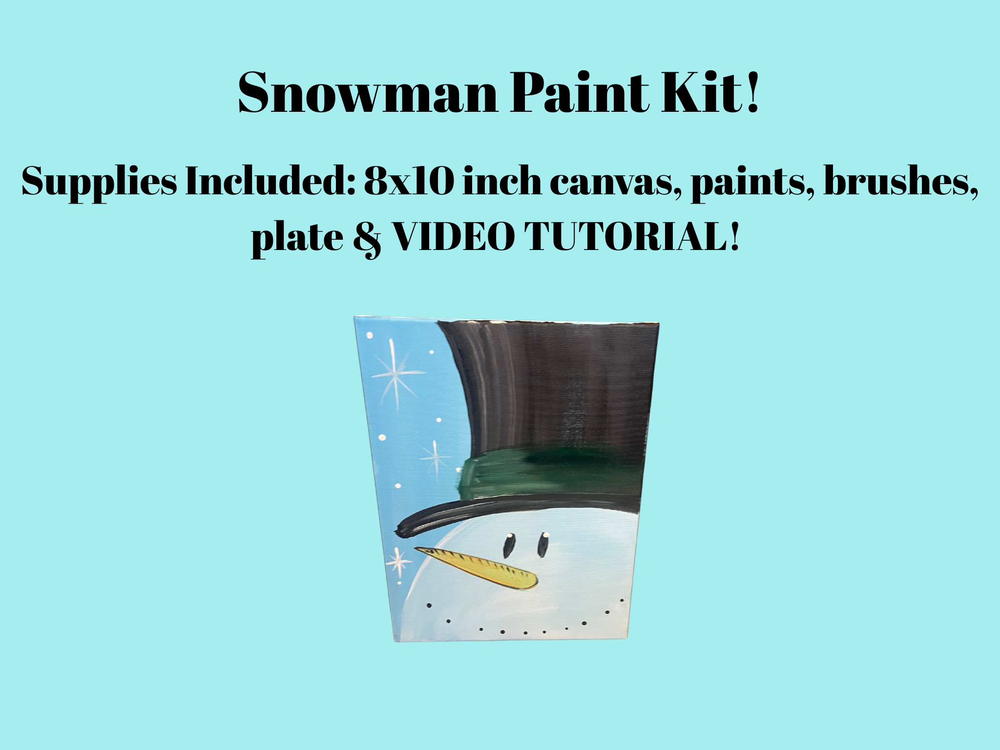 Snowman Paint Kit!