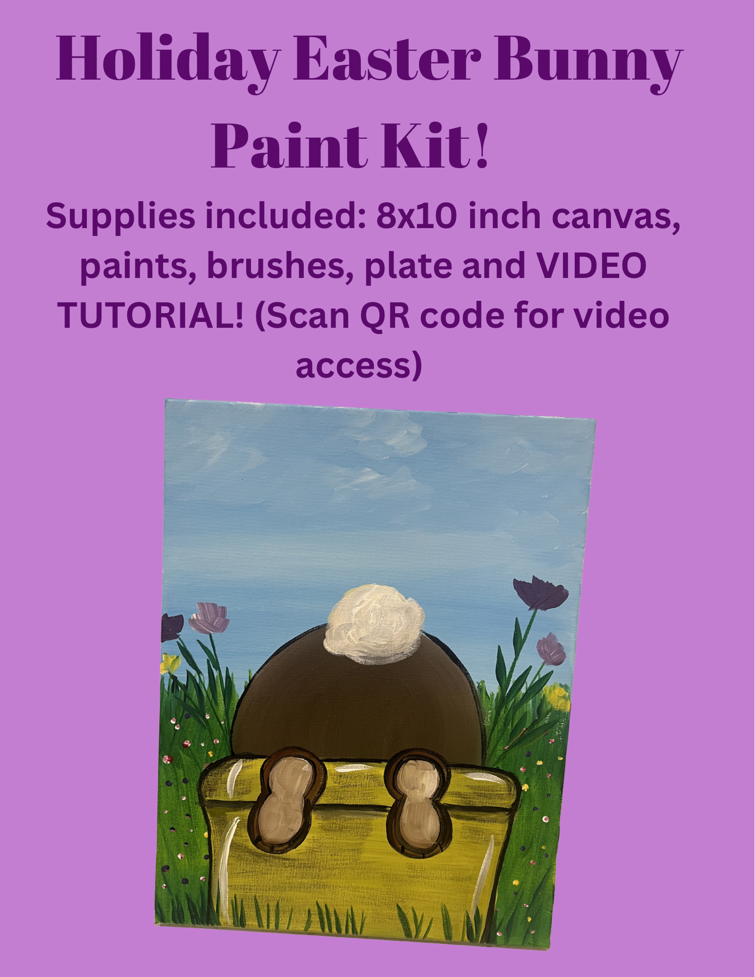 Holiday Easter Bunny Paint Kit!