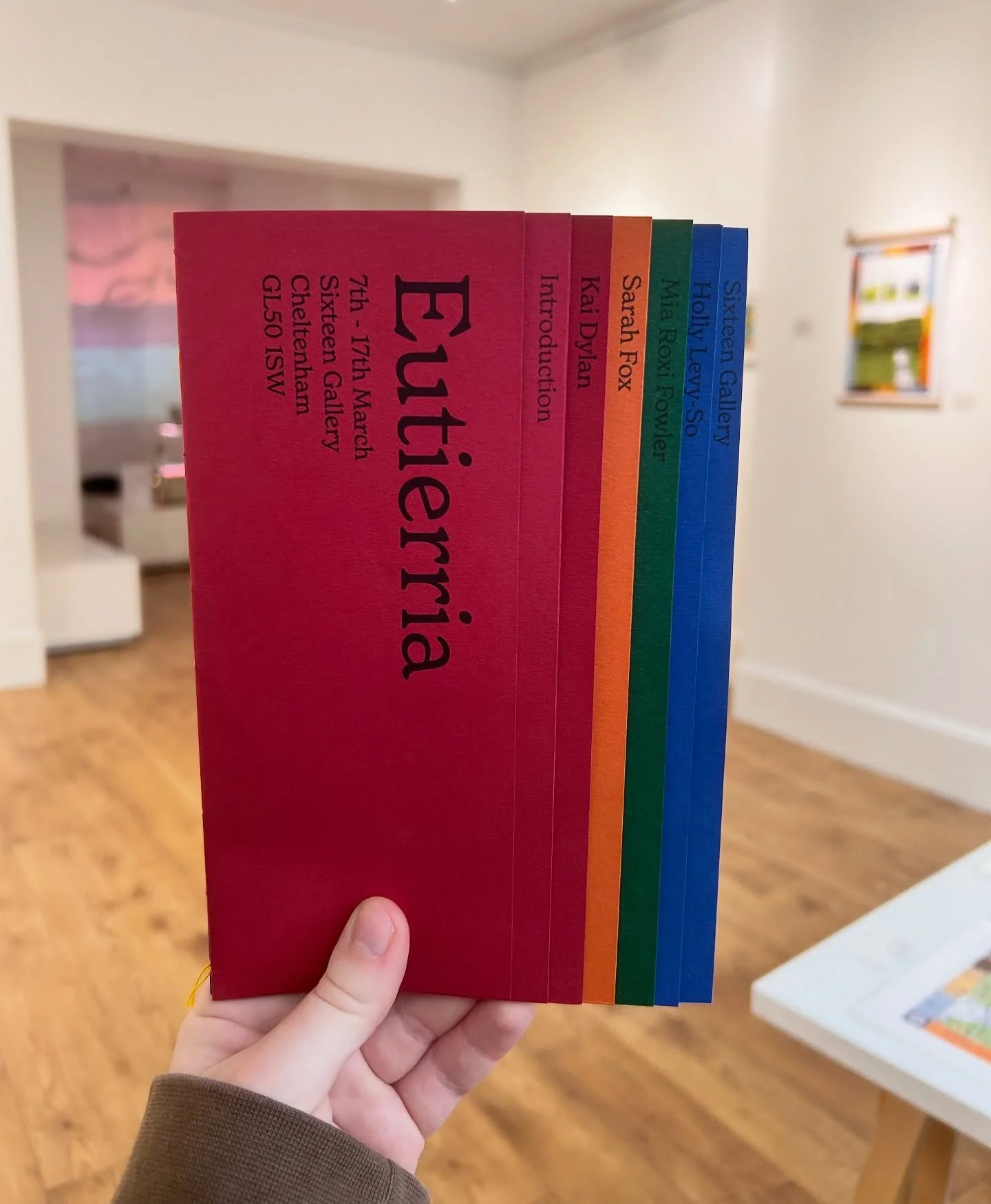 Eutierria: The Exhibition Companion 

Alongside our exhibition, I have made a booklet exploring the space. Find out about us as artists and the thought behind our pieces as well as information about the concept of Eutierria and Sixteen Gallery. Also 