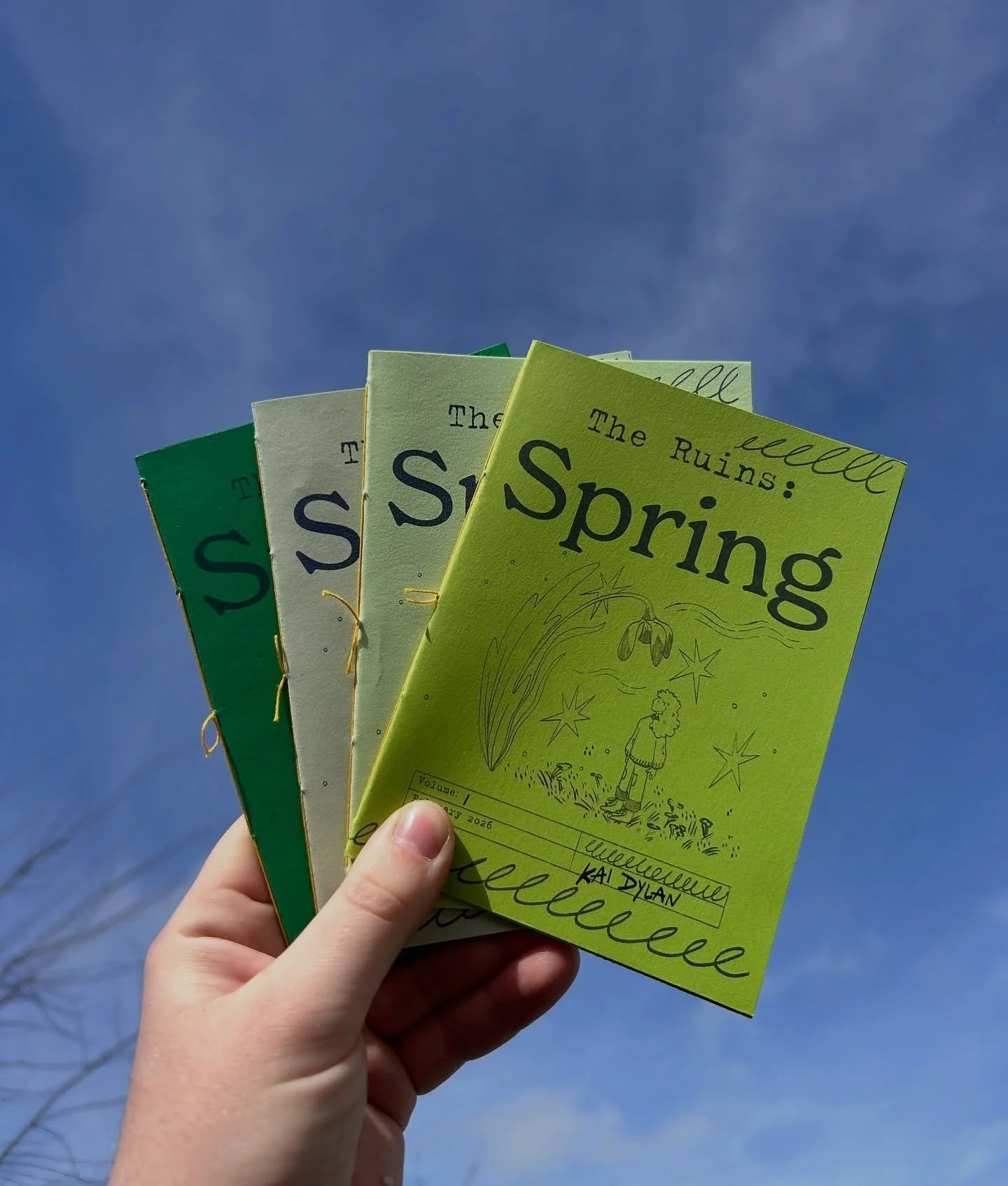 another look at the ruins: spring as the sun is finally out 🌞