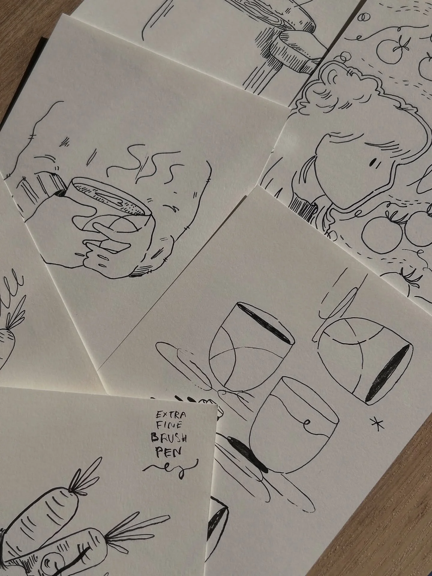 a little look behind the scenes of figuring out how i&rsquo;m going to draw my next big comic!!