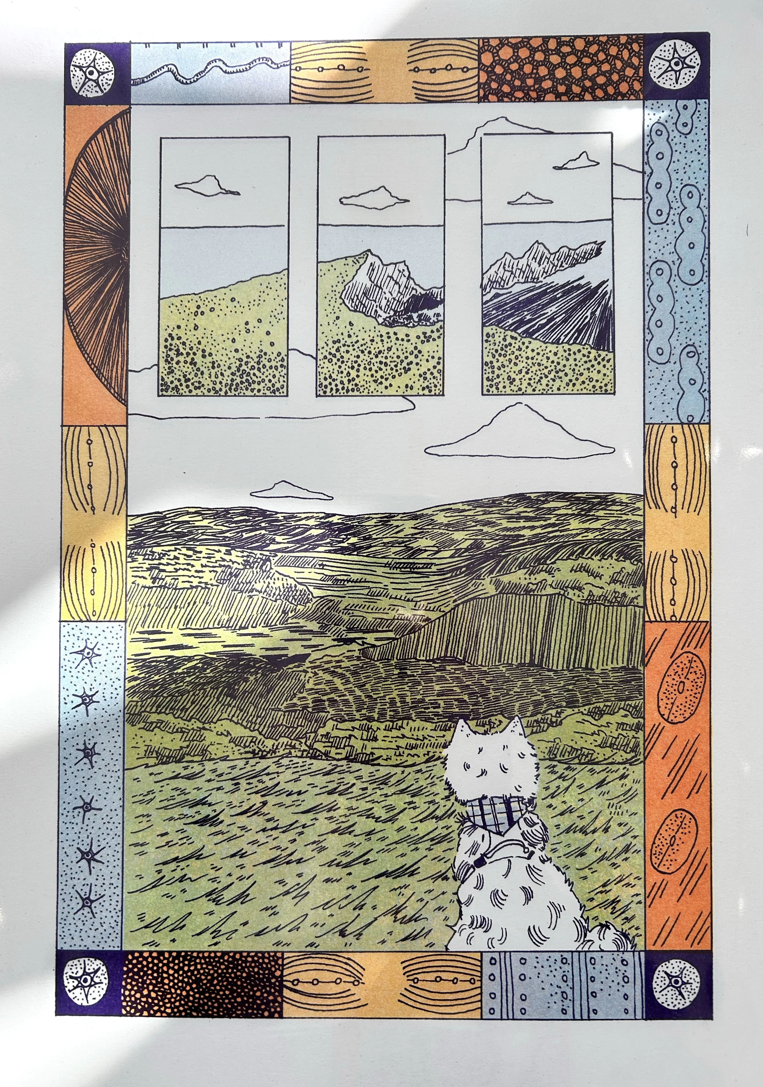 Through Herbie's Eyes, 2026 A3 Risograph Print