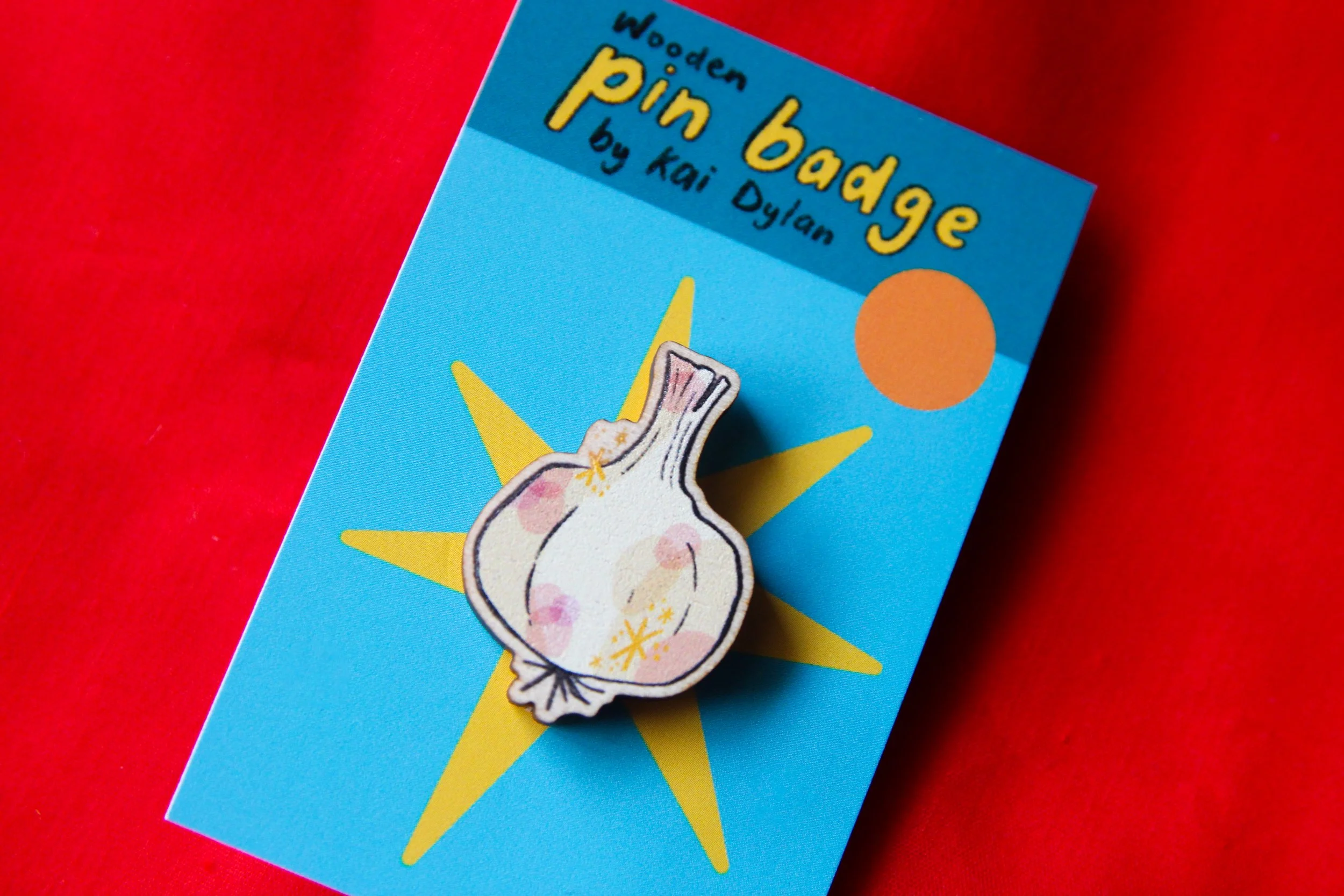 Garlic Wooden Pin