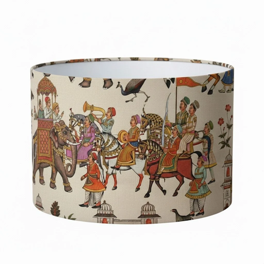 Abat-Jour Hindus Ecru