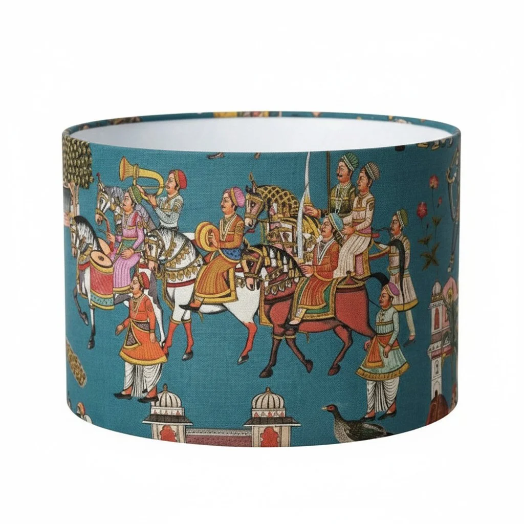 Abat-Jour Hindus Bleu