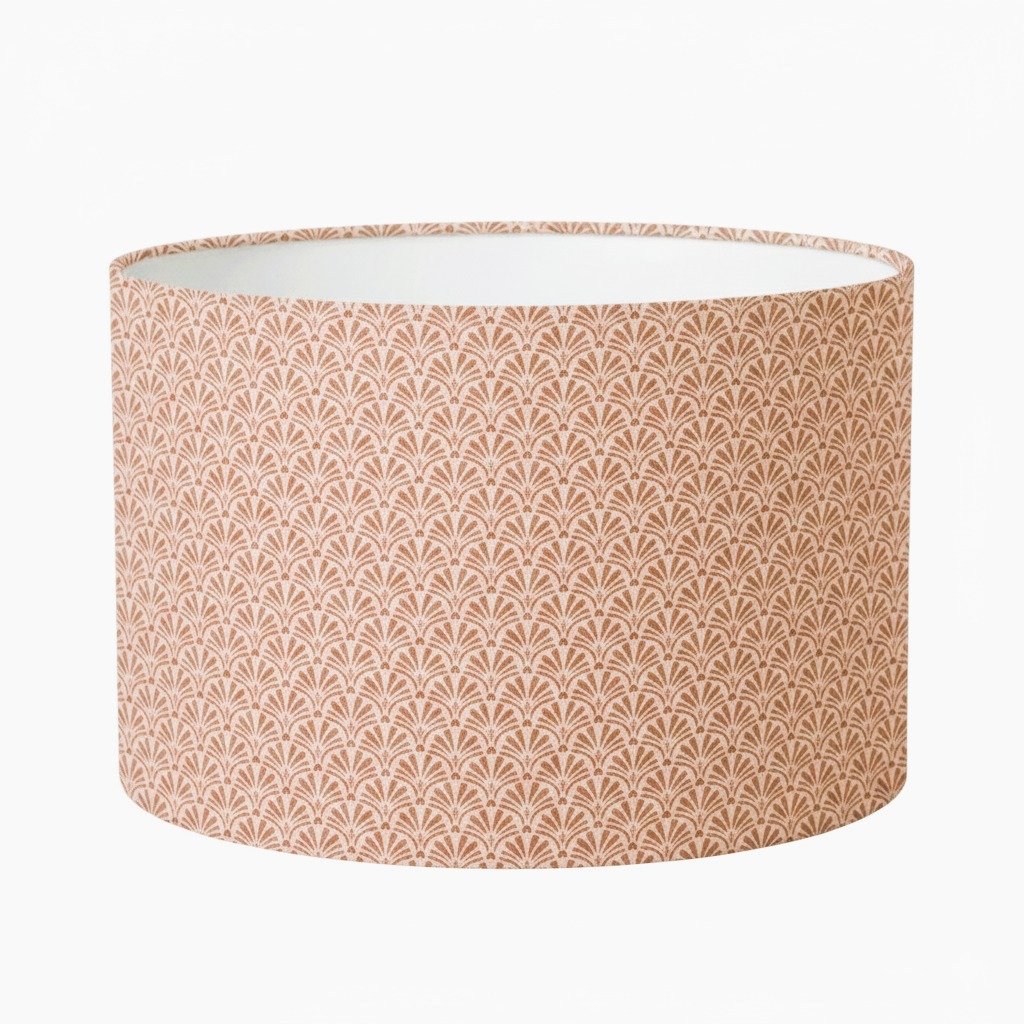 Abat-Jour Seigaiha Rose