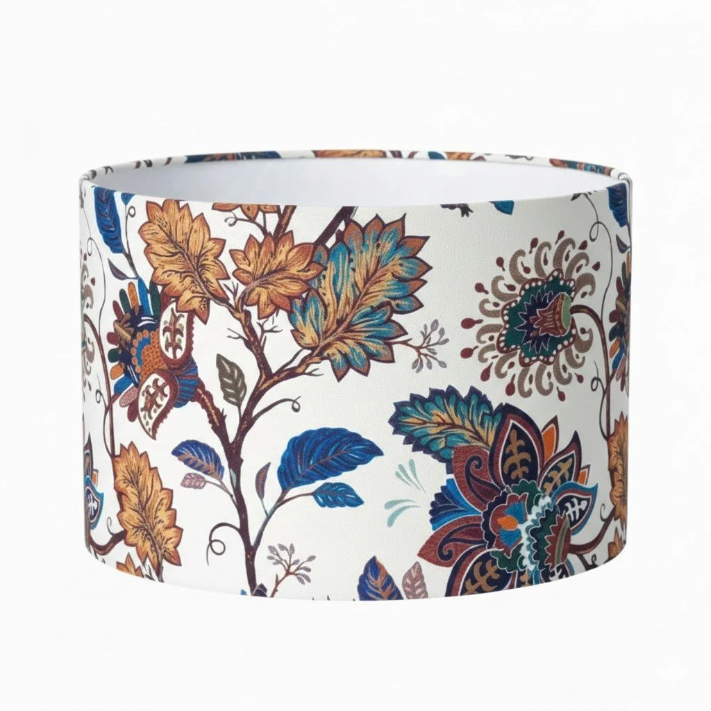 Abat-jour Indienne Blanc