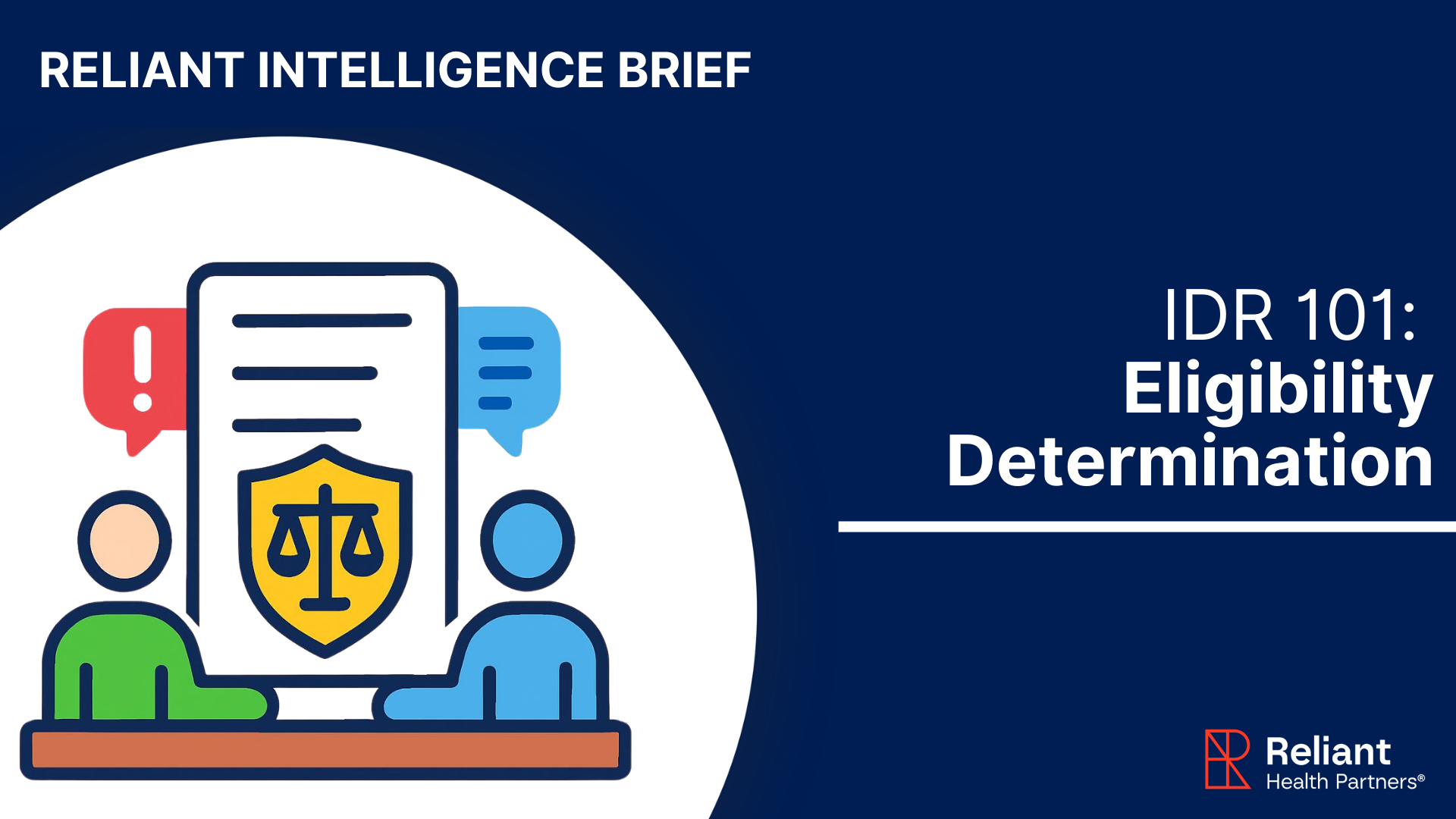 IDR 101: Eligibility Determination 