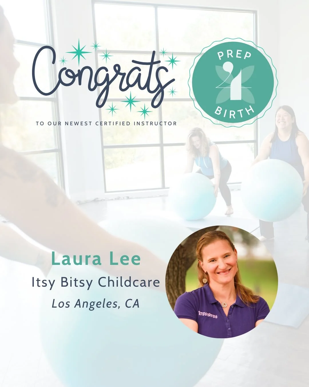 It&rsquo;s a day to celebrate! 🙌 Congratulations to Laura Lee on being our newest certified Instructor! 🎊 Laura runs @itsybitsygirlla in L.A. 📌 follow her business to learn more &amp; catch a class!