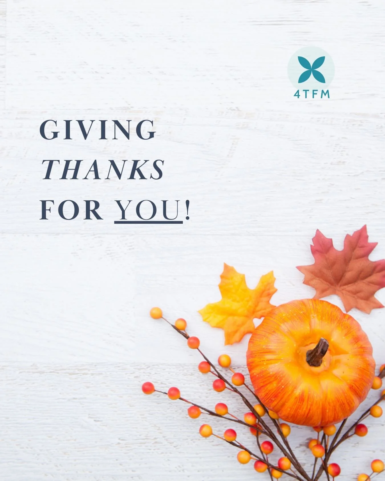 As the pace of the week winds down, we at 4TFM want to make sure we pause and give a THANK YOU to you! Our Instructors, the families they teach, and friends who champion our work mean so much to us. We couldn&rsquo;t do anything without your support.