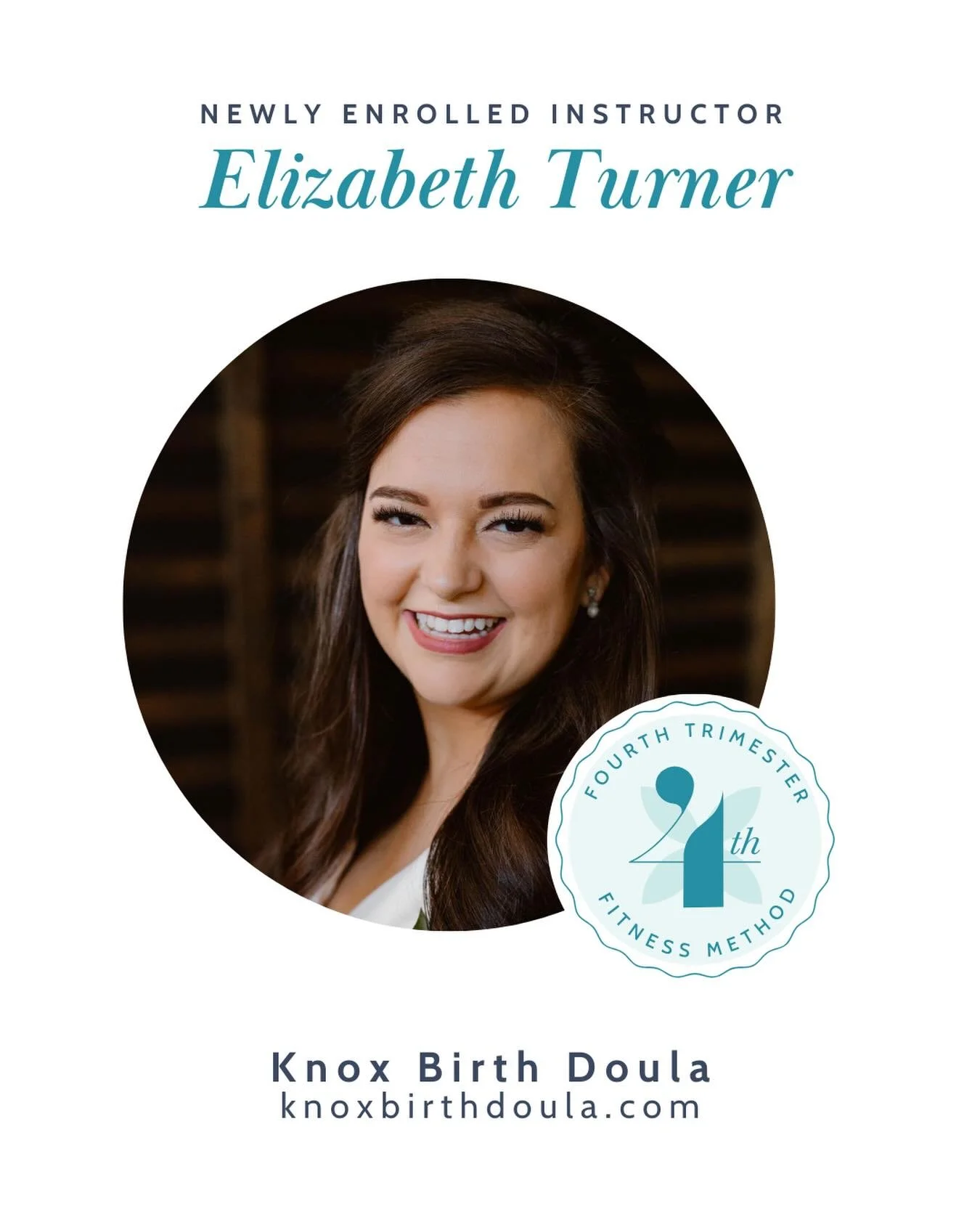 Welcome to our newest 4TFM Instructor, Elizabeth! 💙💚 Elizabeth will be teaching Prep4Partner in her community. @knoxbirthdoula&nbsp;we are so happy to have you in the 4TFM Family!