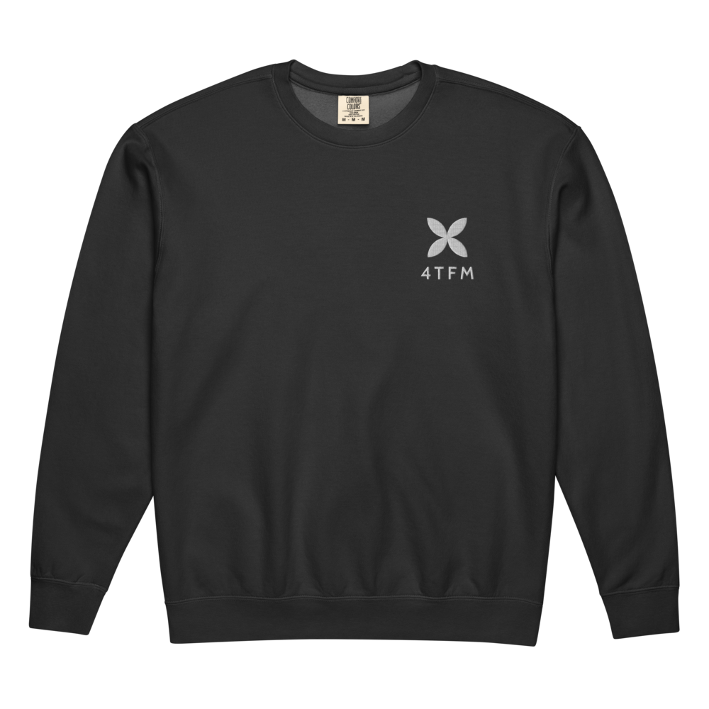 unisex-garment-dyed-lightweight-fleece-crewneck-sweatshirt-i-comfort-colors-1466-black-front-691f444ae21a3.png