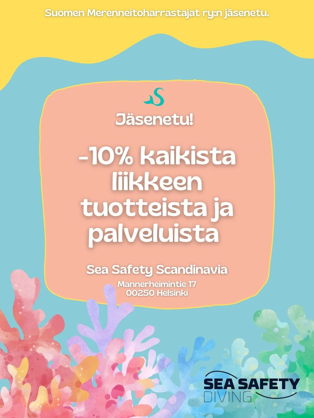 Miksi kannattaa liitty&auml; j&auml;seneksi t&auml;n&auml; vuonna? Onko merenneitoilu sinulle enemm&auml;n kuin vain harrastus &ndash; ehk&auml; pieni pala taikaa arjessa? Liittym&auml;ll&auml; j&auml;seneksi tuet samalla koko suomalaisen merenneitok