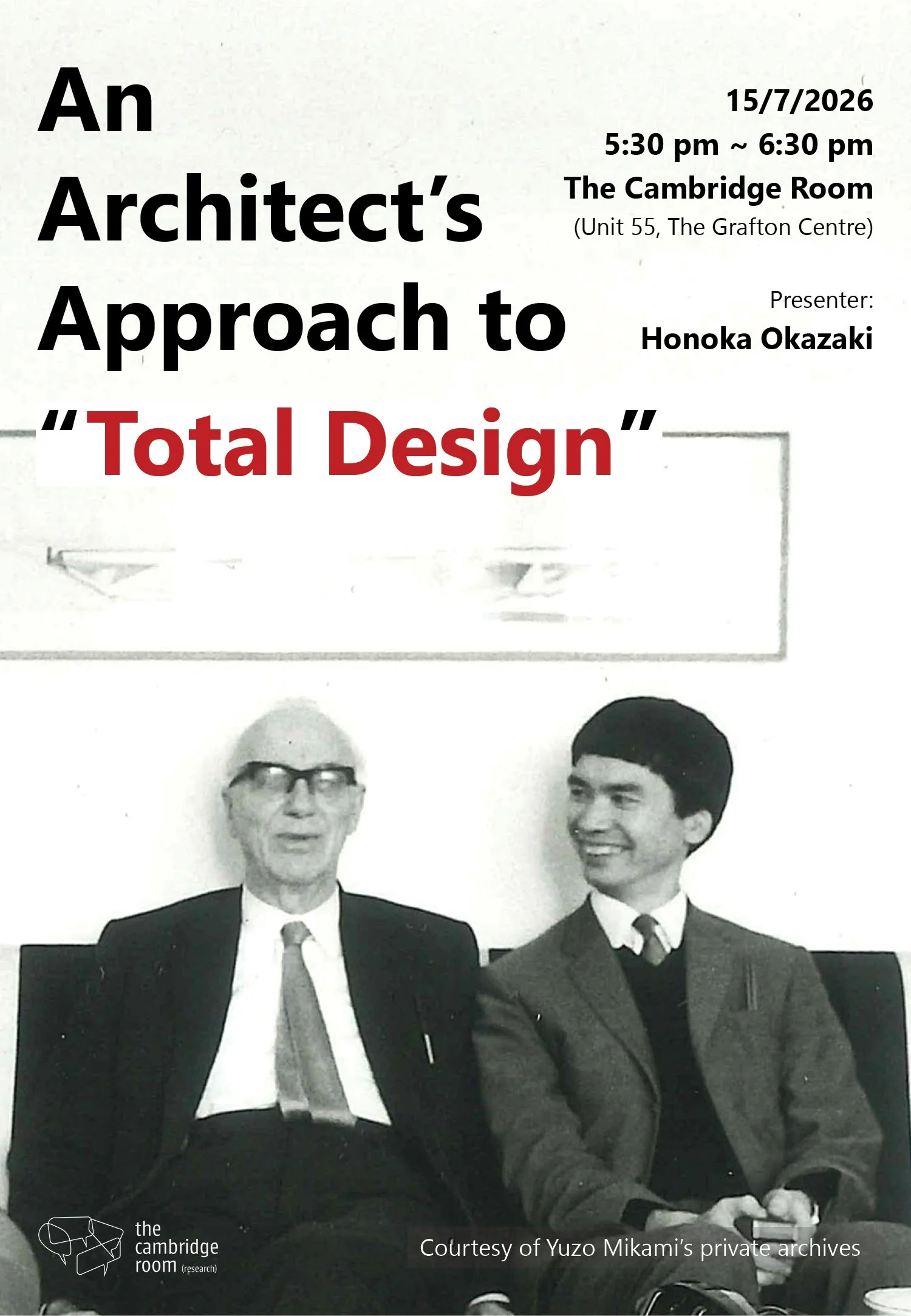 An Architect’s Approach to “Total Design”