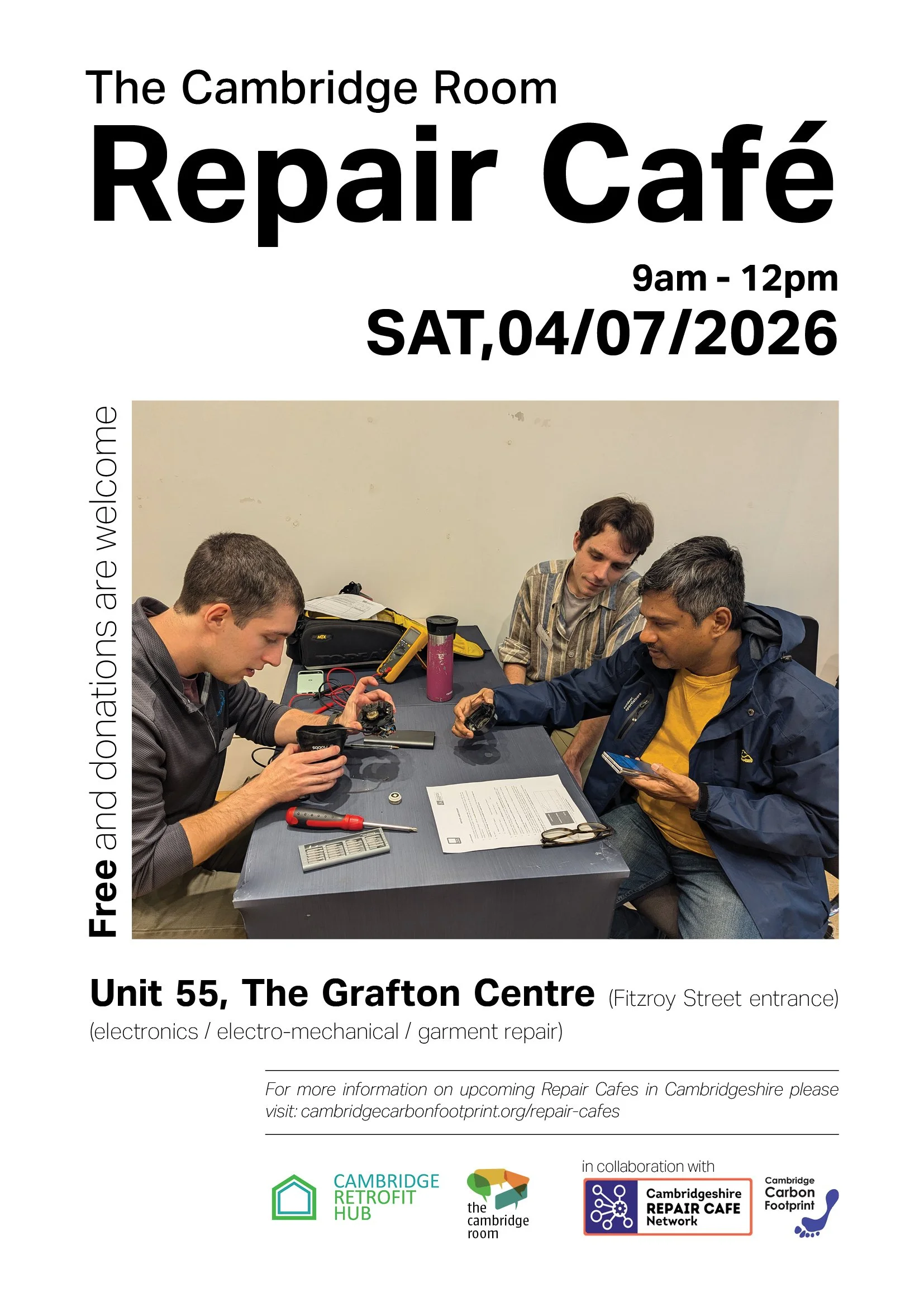 The Cambridge Room Repair Café