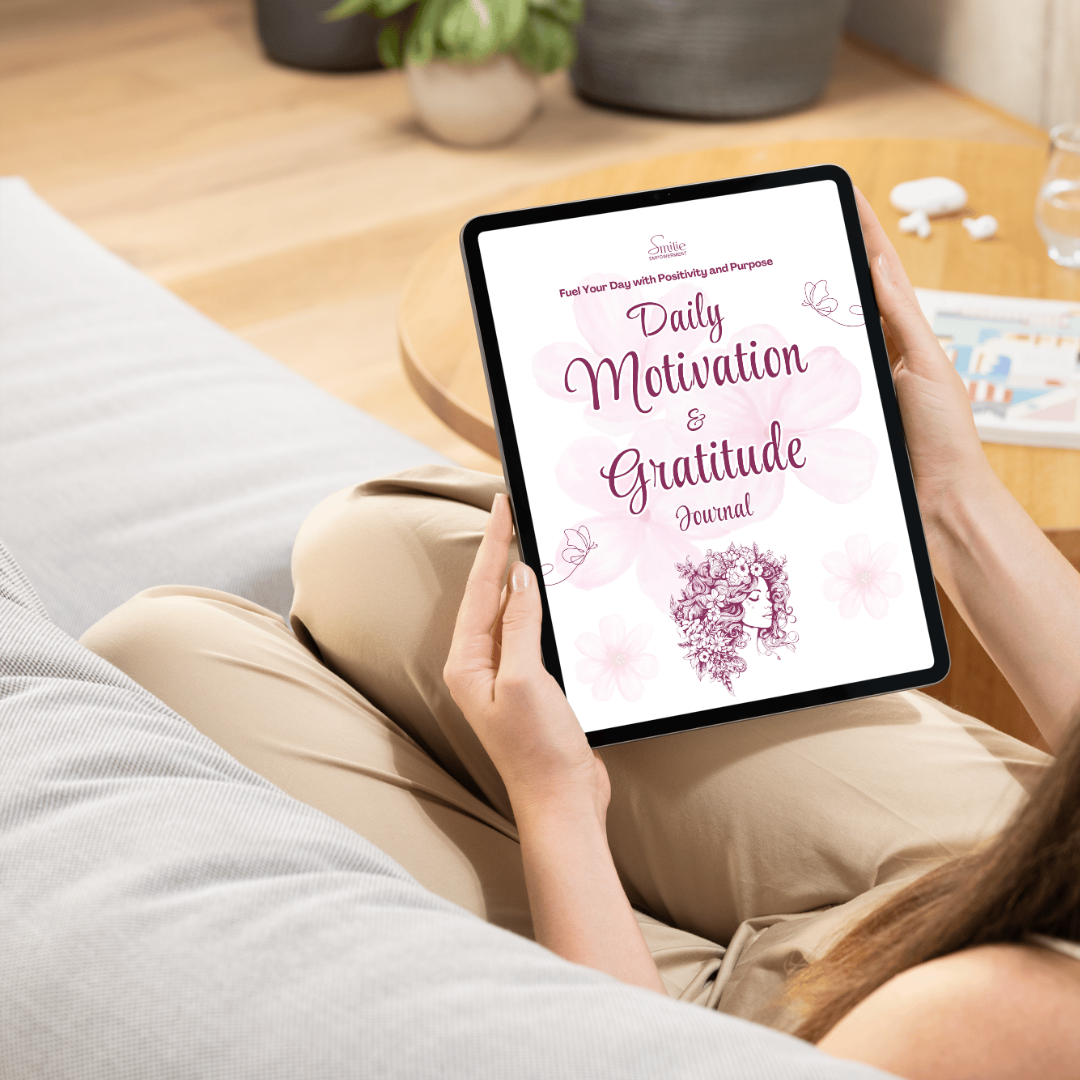Daily Motivation & Gratitude Journal – Digital & Fillable