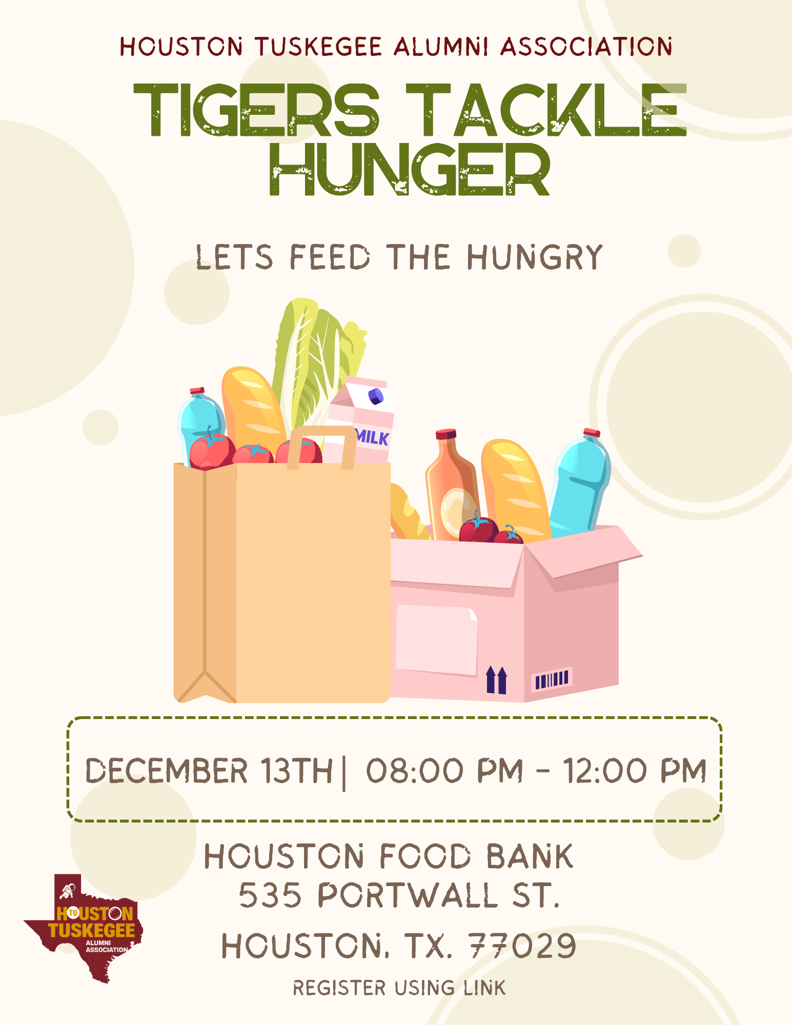 Tigers Tackle Hunger! Day of Service