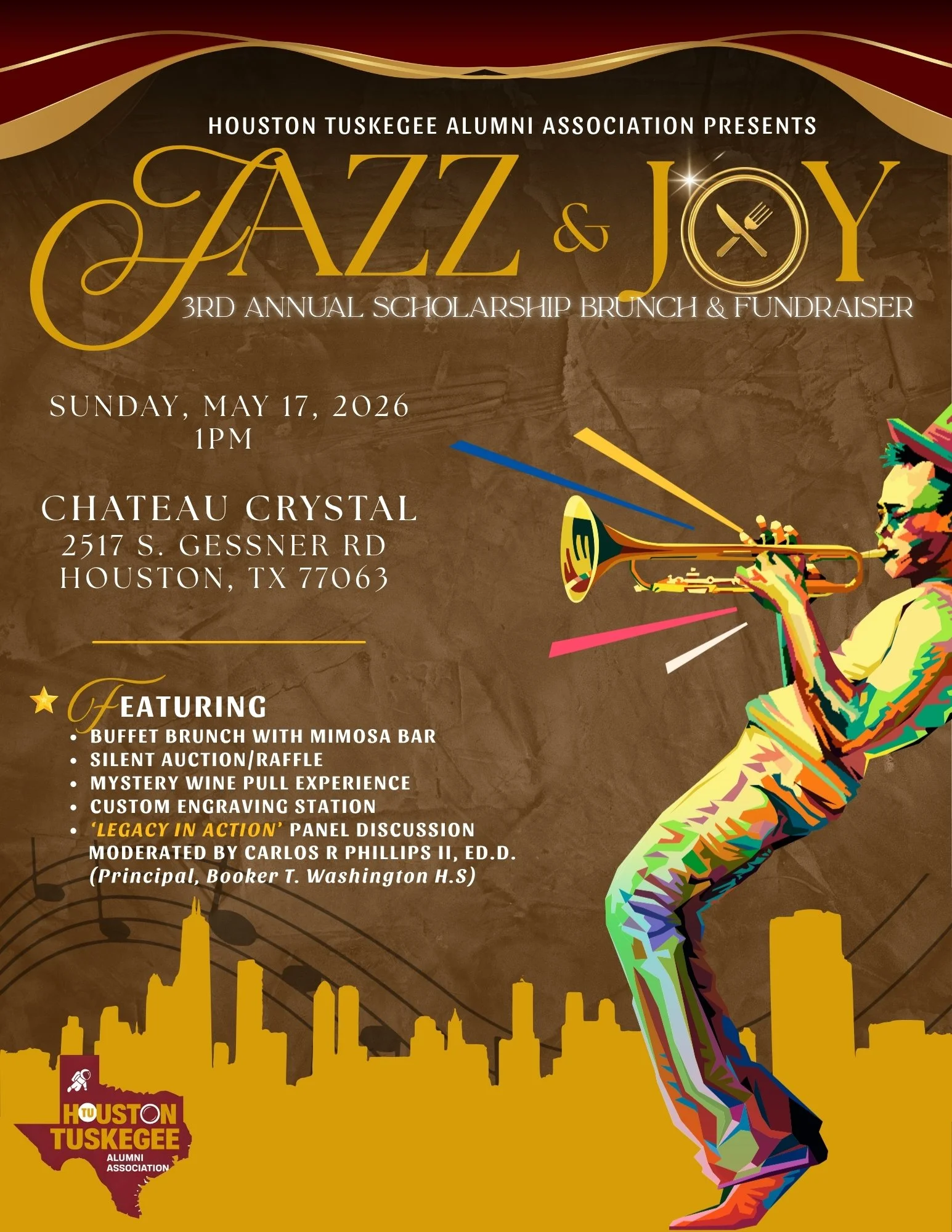 3rd Annual Jazz& Joy Scholarship Brunch and Fundraiser