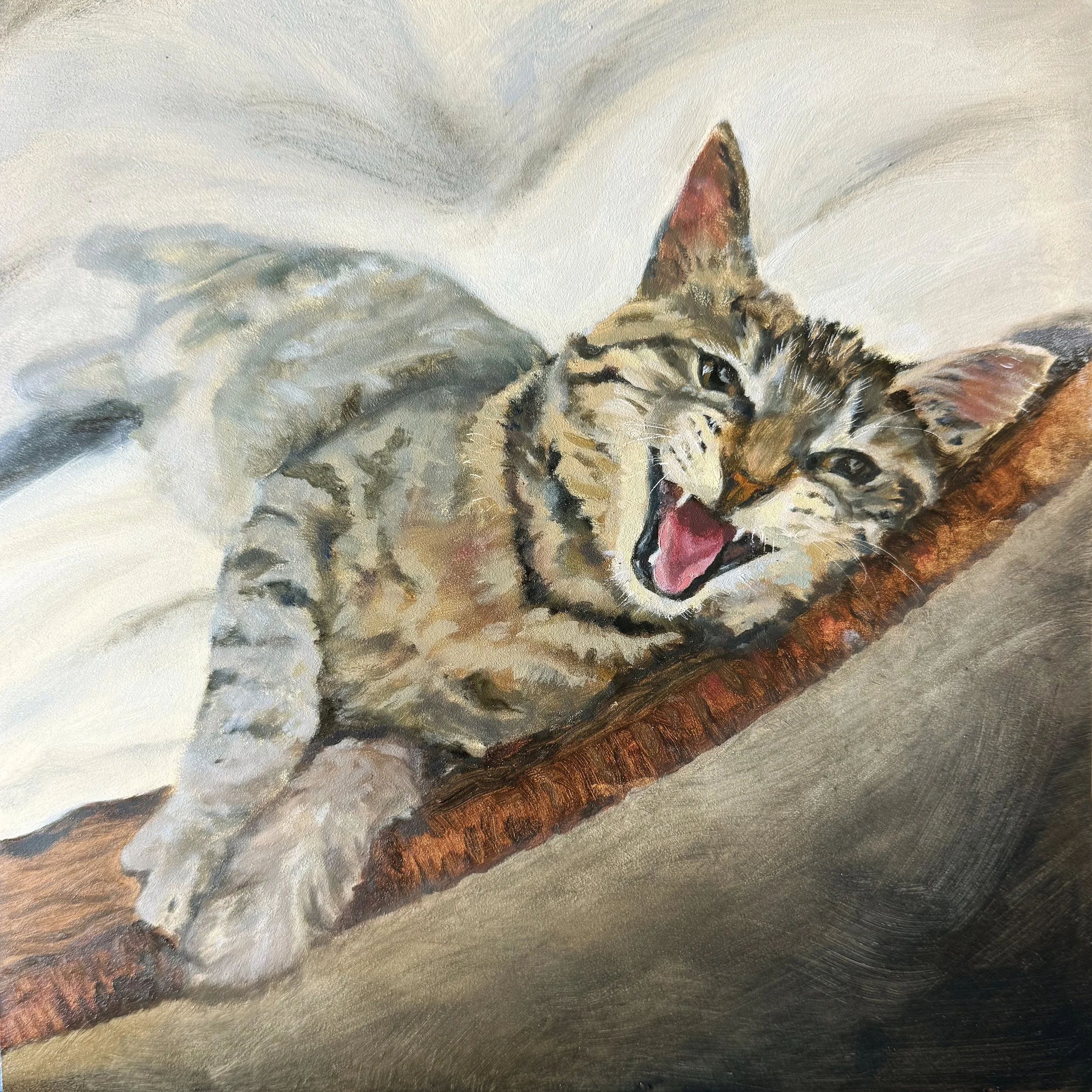 River Speaks, 10"x10", Oil Painting