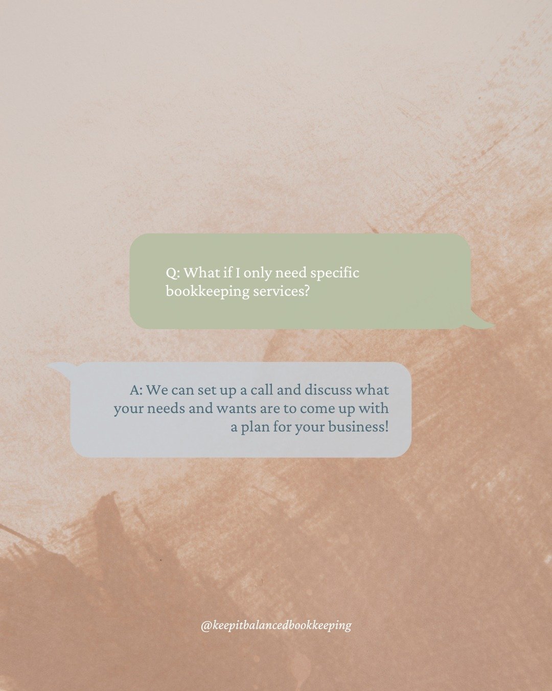 We often get inquiries asking if we can accommodate businesses who only need help with a few select tasks: while the answer is USUALLY yes, we ask to set up a virtual chat to ensure we can help you out! Ready to make the jump? let us know what you ne