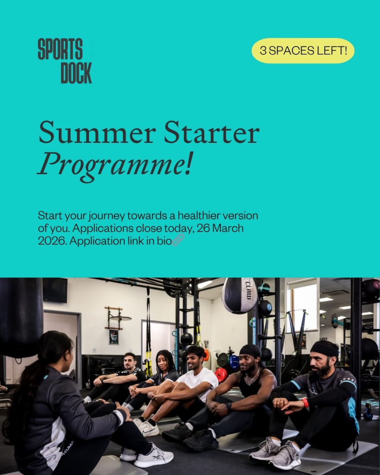 Our Summer Starter Programme is here to help you with your training. It is a 12-week structured programme created for you to receive greater guidance and accountability in your training.

You can take part in our weekly group training sessions, with 