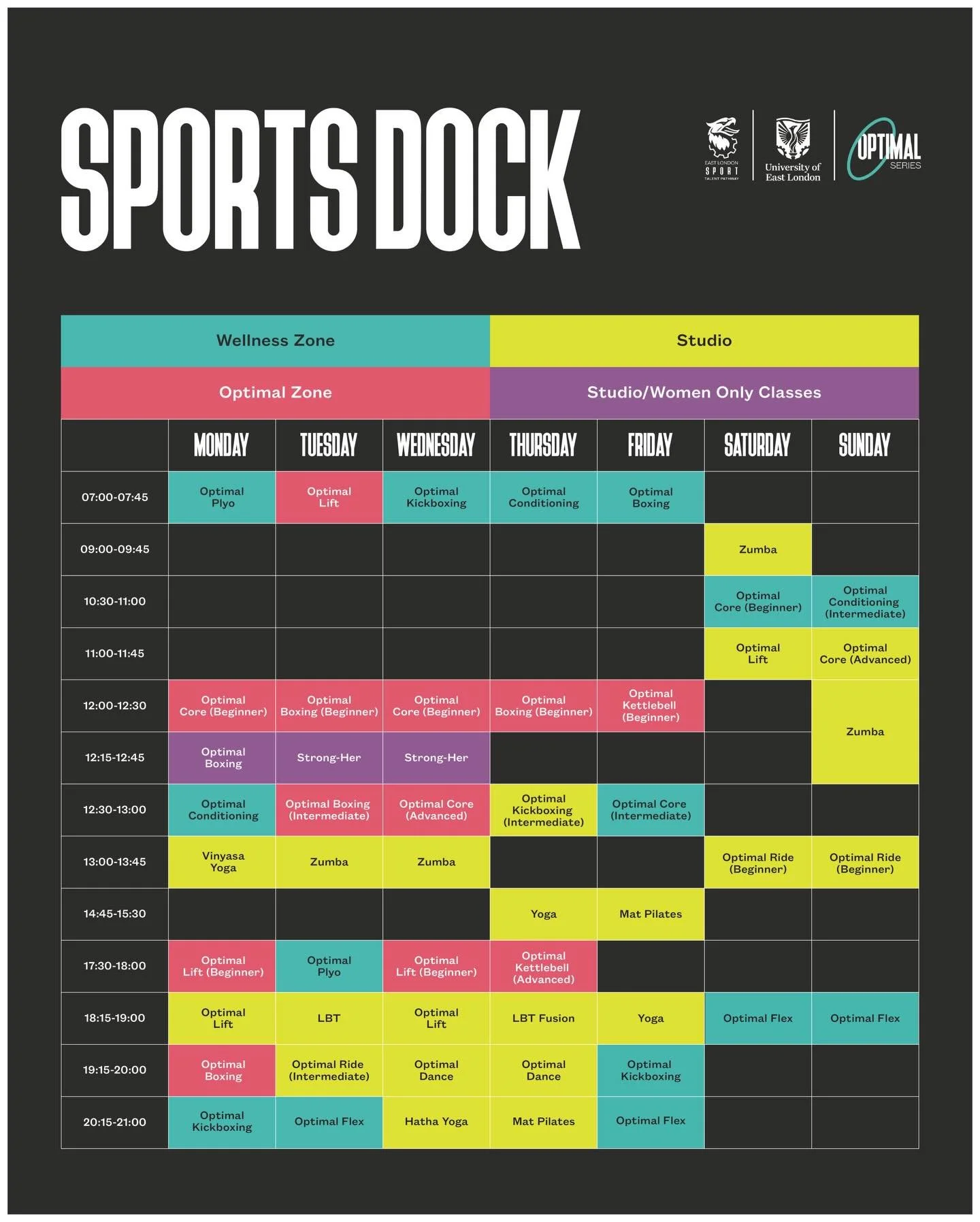 Our new SportsDock fitness class timetable launches, next week, Monday 2 February 2026.

We&rsquo;ve refreshed the weekly schedule with updated class times and a wide range of sessions to fit around your routine. From strength and cardio to flexibili