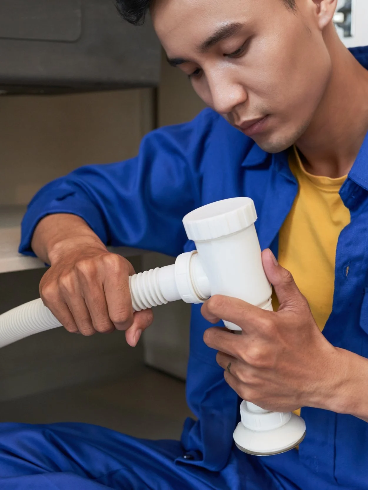 Plumber service work, replace pvc, pvc trap, leaking pipe, Jacksonville