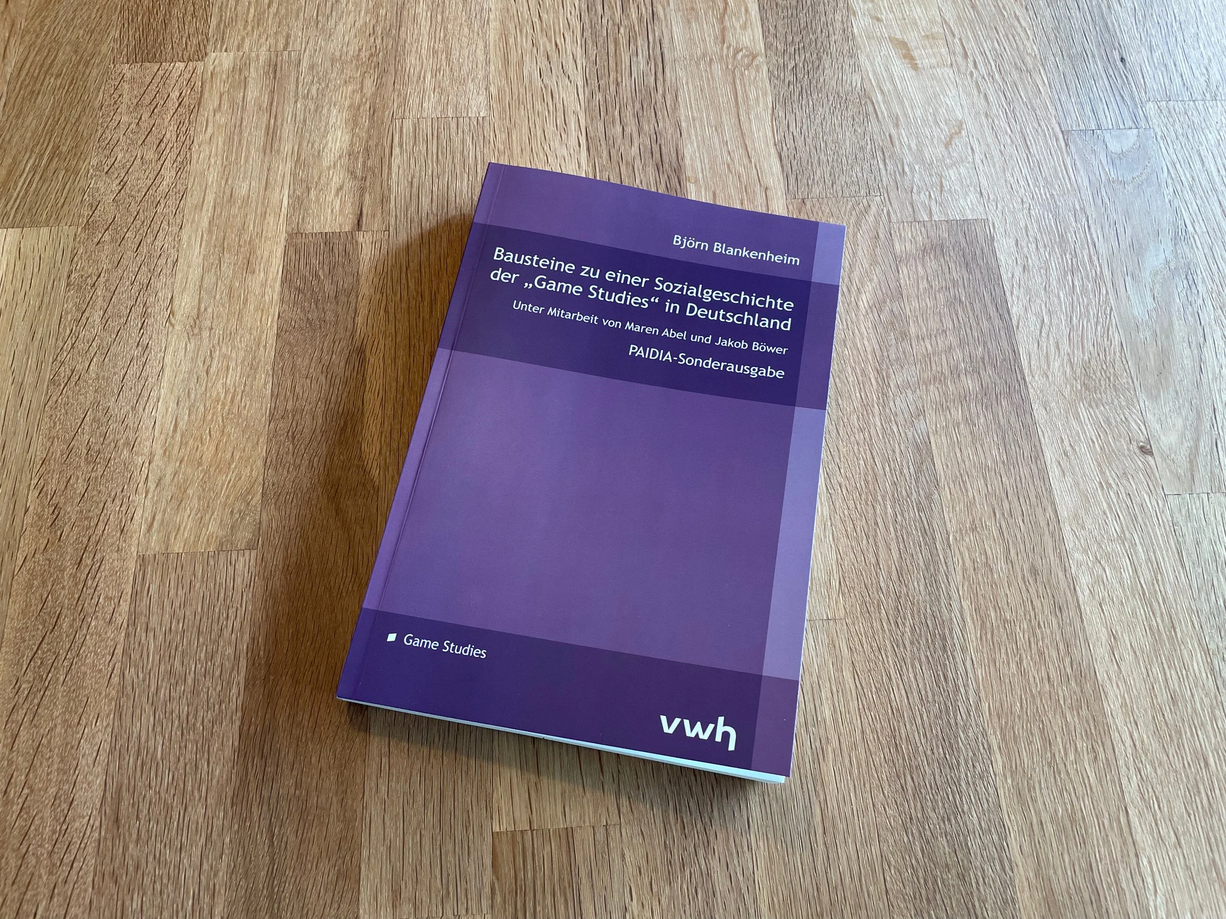 Game Studies Geschichte in Buchform