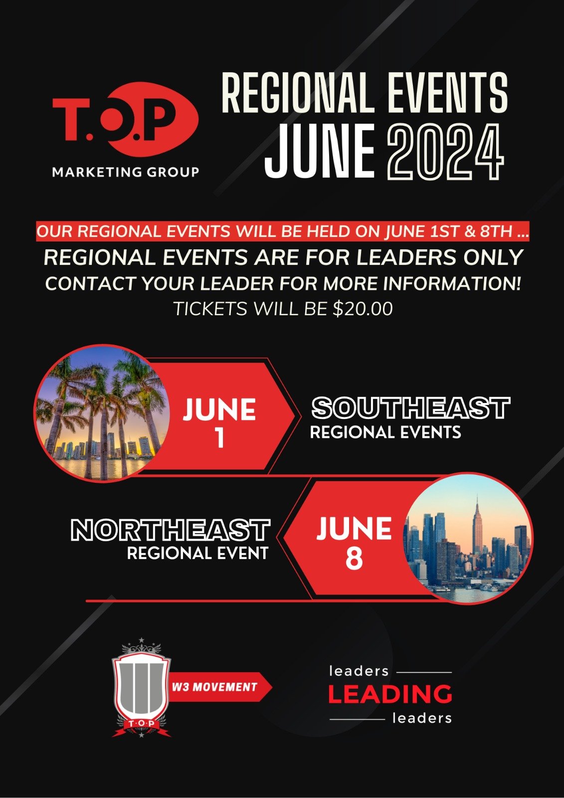 June Regional Events 2024